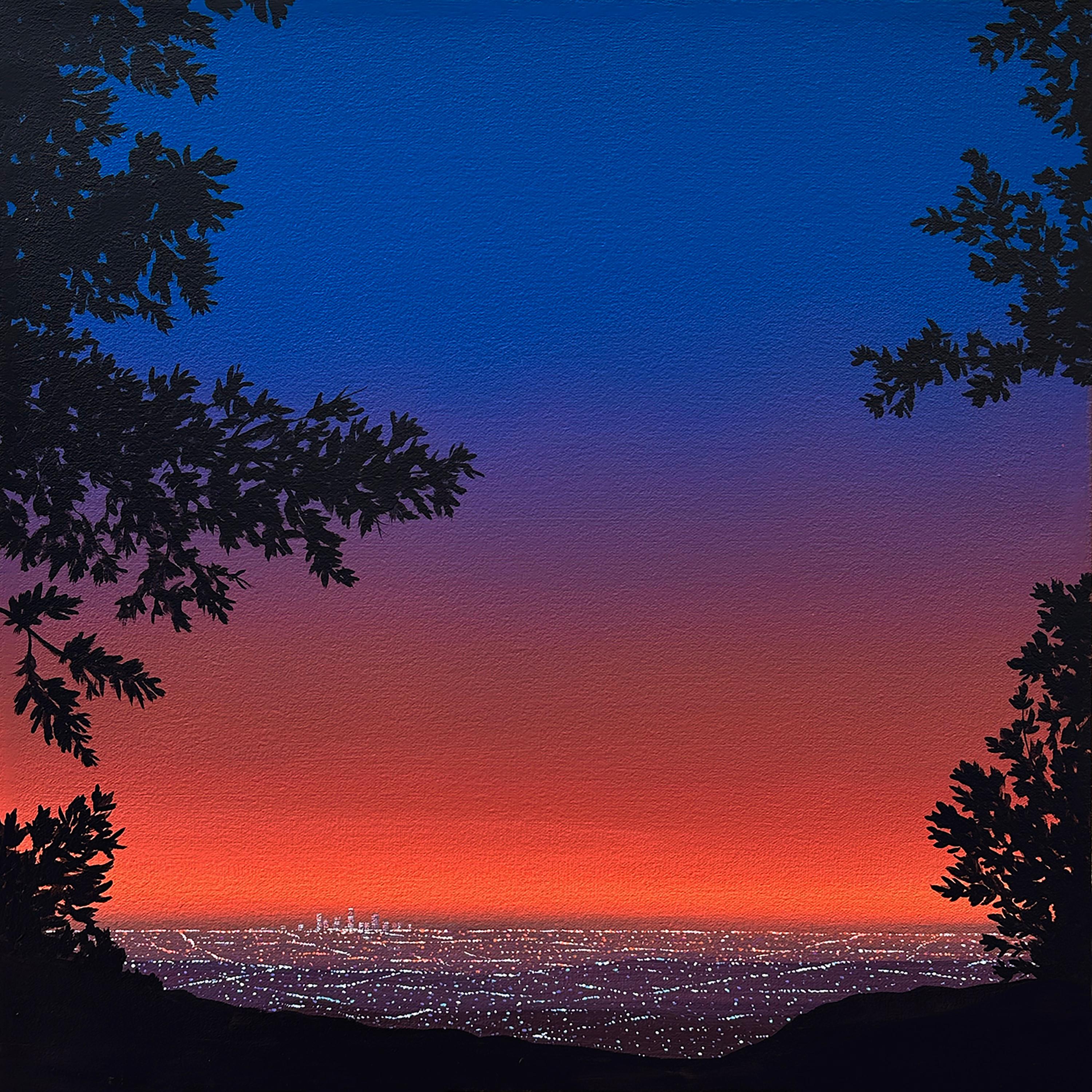 Hollywood Hille (Overlook) - Painting di Kristin Moore