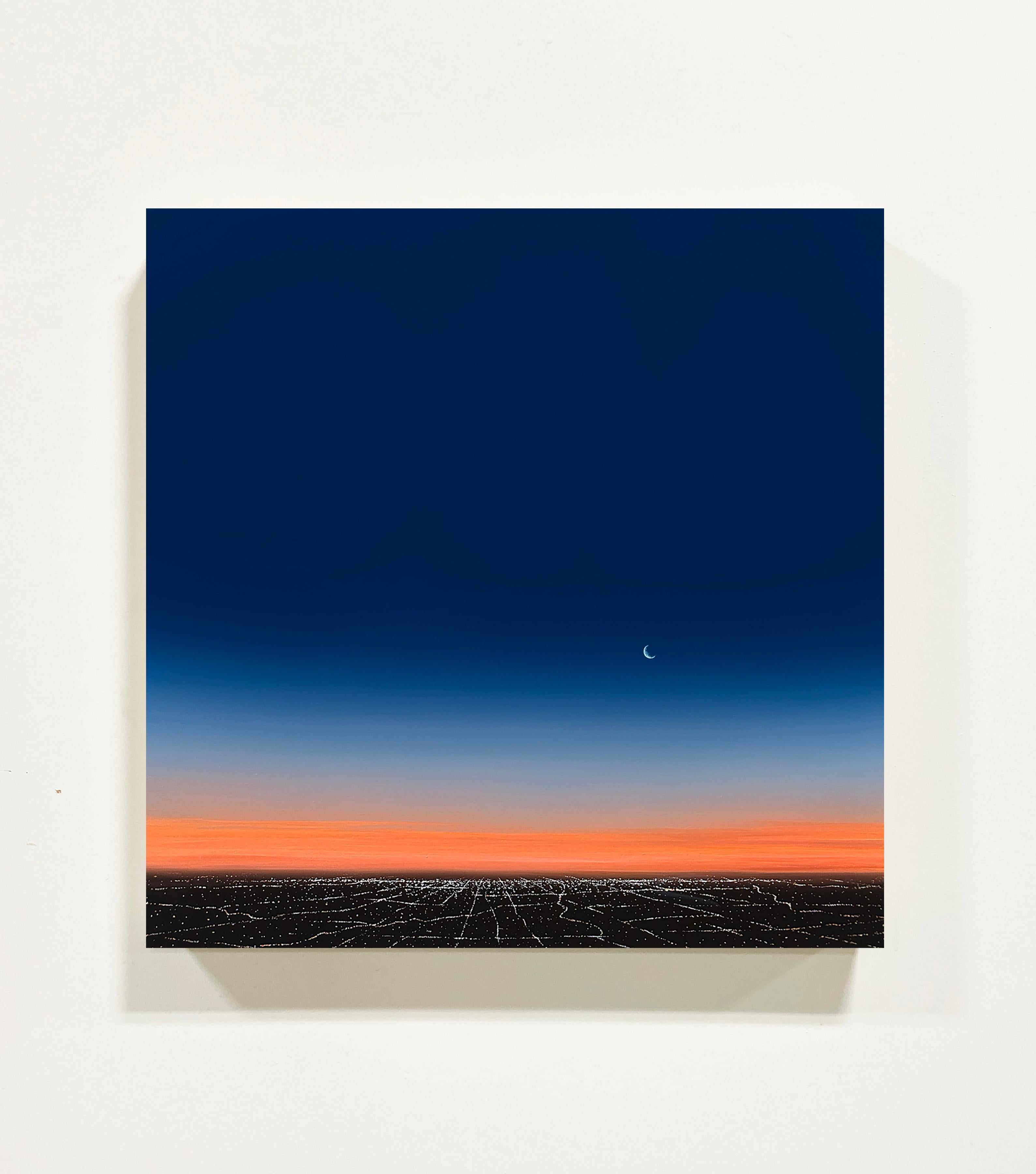 Amanecer en Los Ángeles - Painting Contemporáneo de Kristin Moore