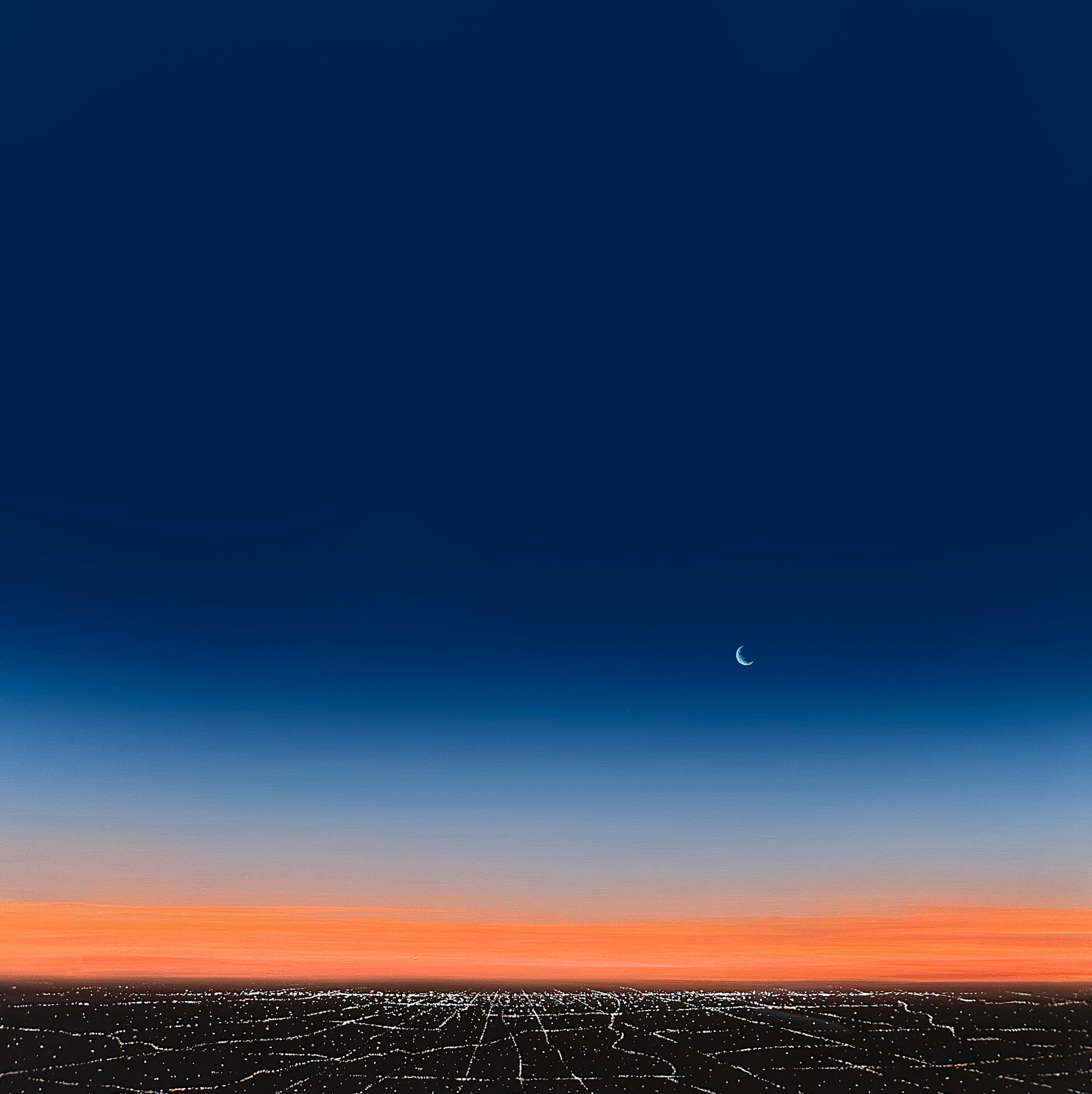 Amanecer en Los Ángeles - Painting de Kristin Moore