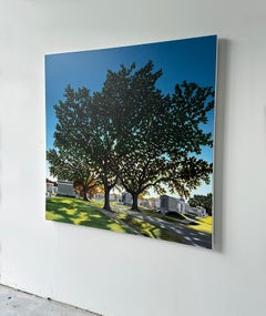 "Live Oak at Metairie Cemetery" -- Landscape Painting by Kristin Moore, 2024