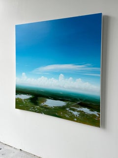 "Louisiana Wetlands" -- Landscape Painting by Kristin Moore, 2024