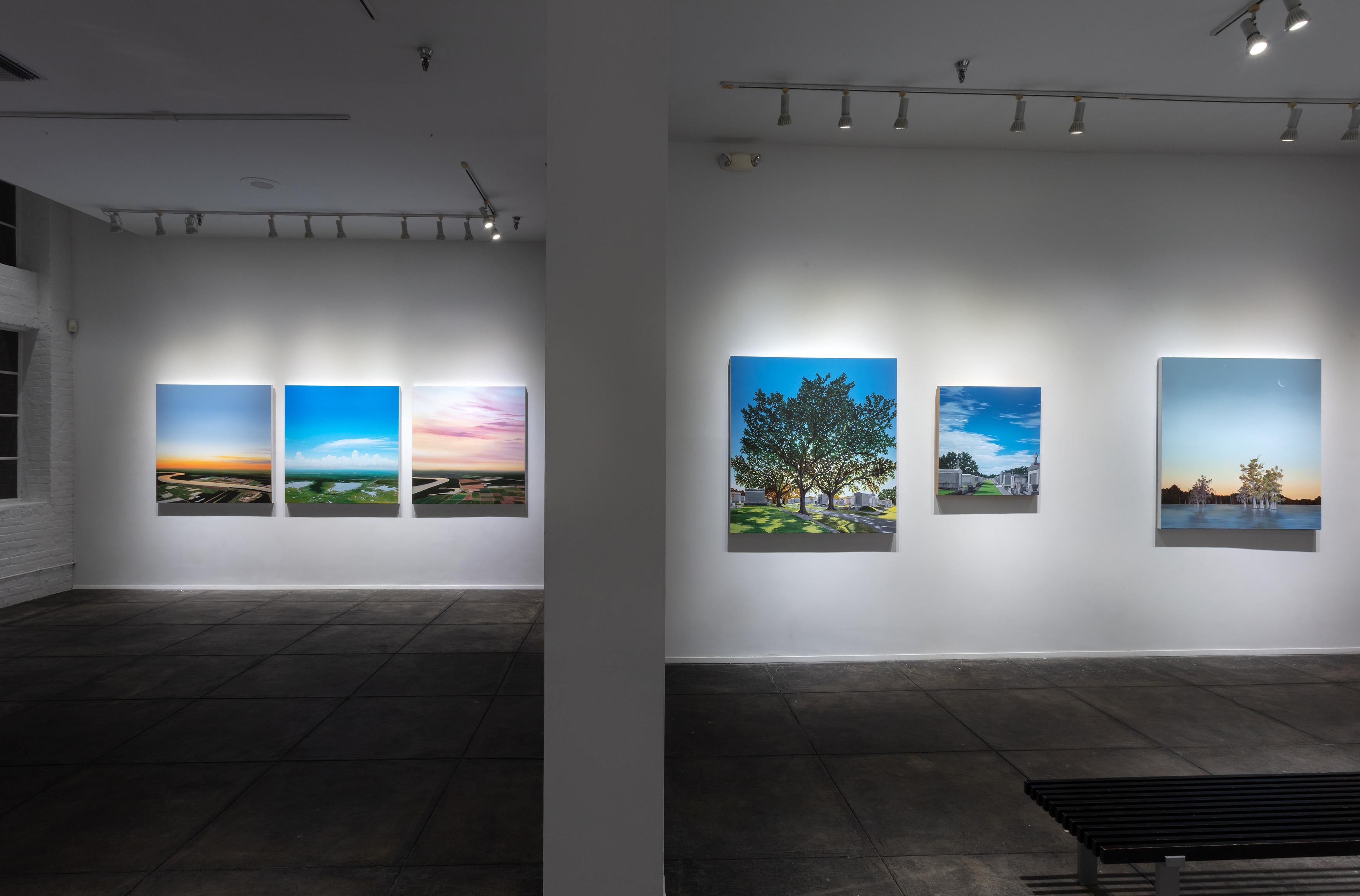 « Mississippi River (Sunrise) - Peinture de paysage de Kristin Moore, 2024 en vente 7