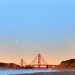 Bucht von San Francisco (Mondaufgang)