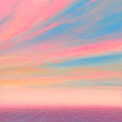 Paesaggio urbano rosa di Los Angeles [Impreziosito a mano]