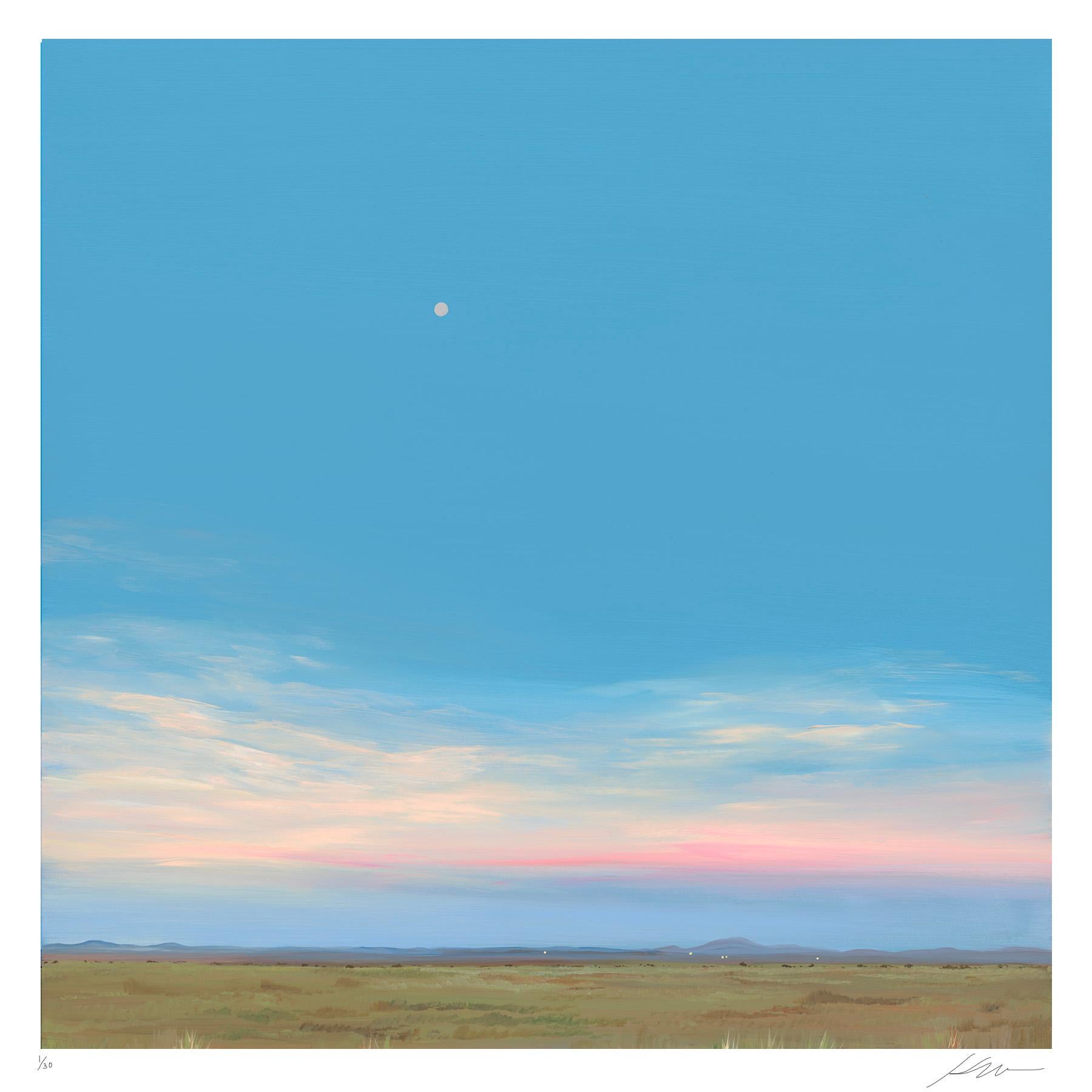 Landscape Print de Kristin Moore - Amanecer en Marfa