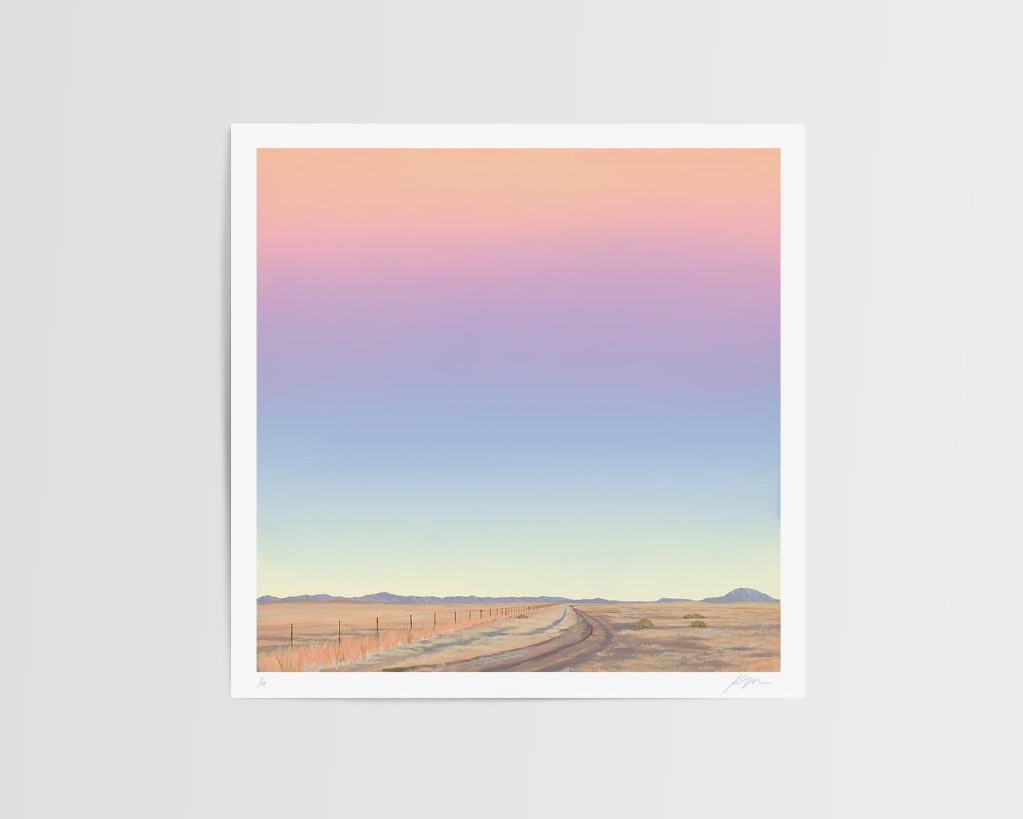 West Texas Morning - Contemporary Print by Kristin Moore