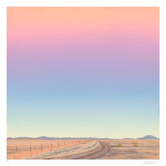 Mañana en el oeste de Texas [Decorado a mano]