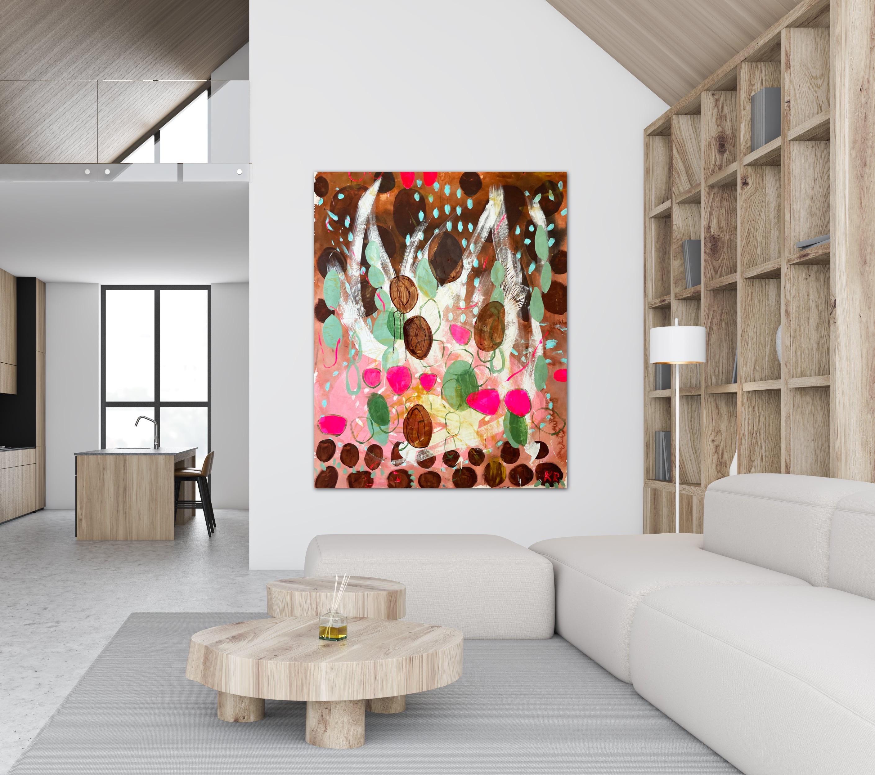 Sull'accettazione delle modifiche - Abstract Painting Marrone di Kristin Romberg