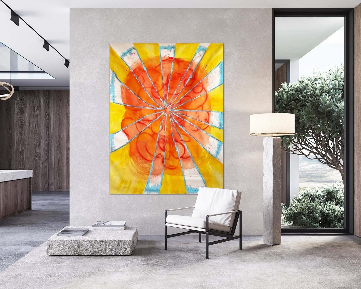 Il sole splenderà su di te - Painting di Kristin Romberg