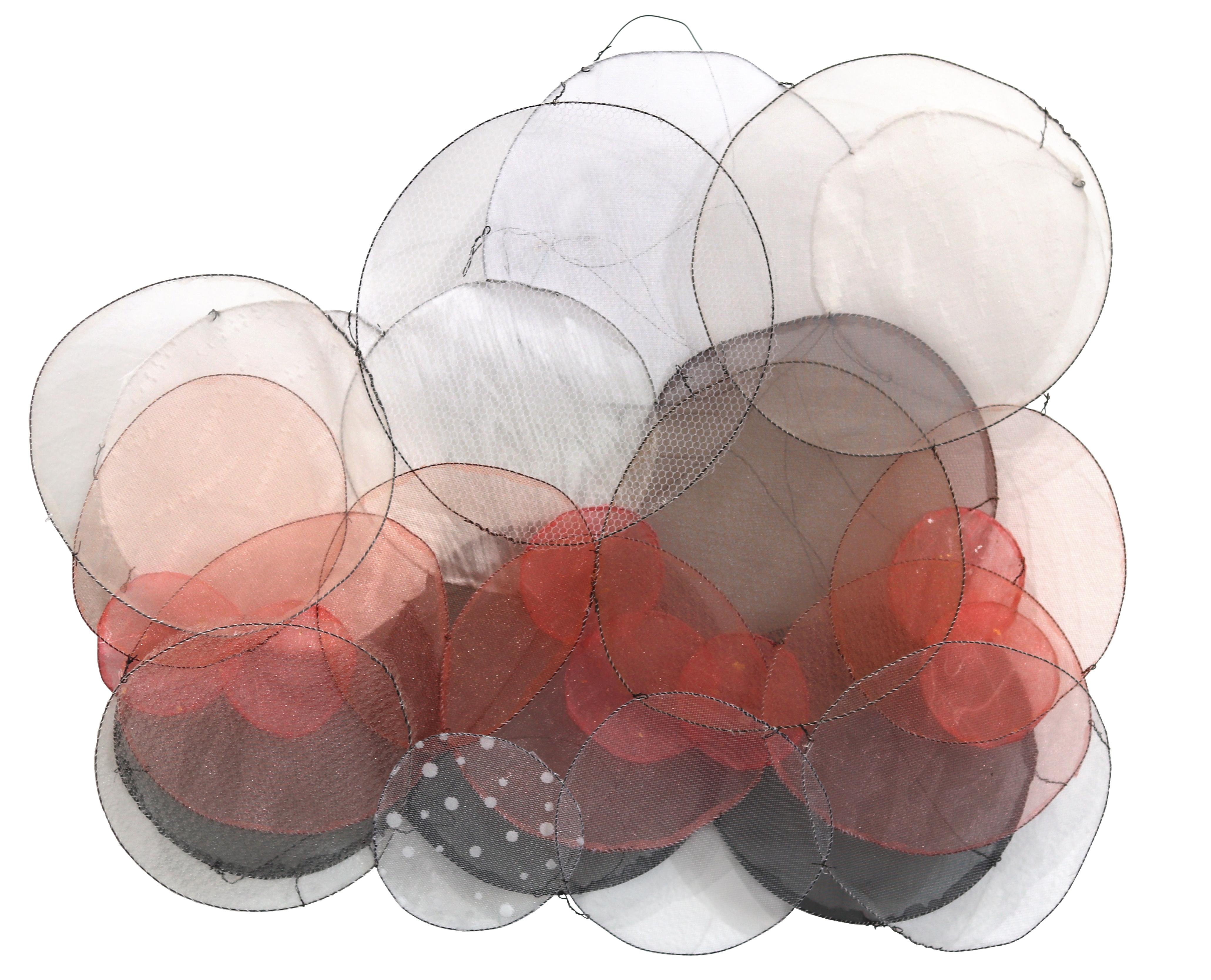 Cumulus – Abstraktes skulpturales Kunstwerk in Mischtechnik