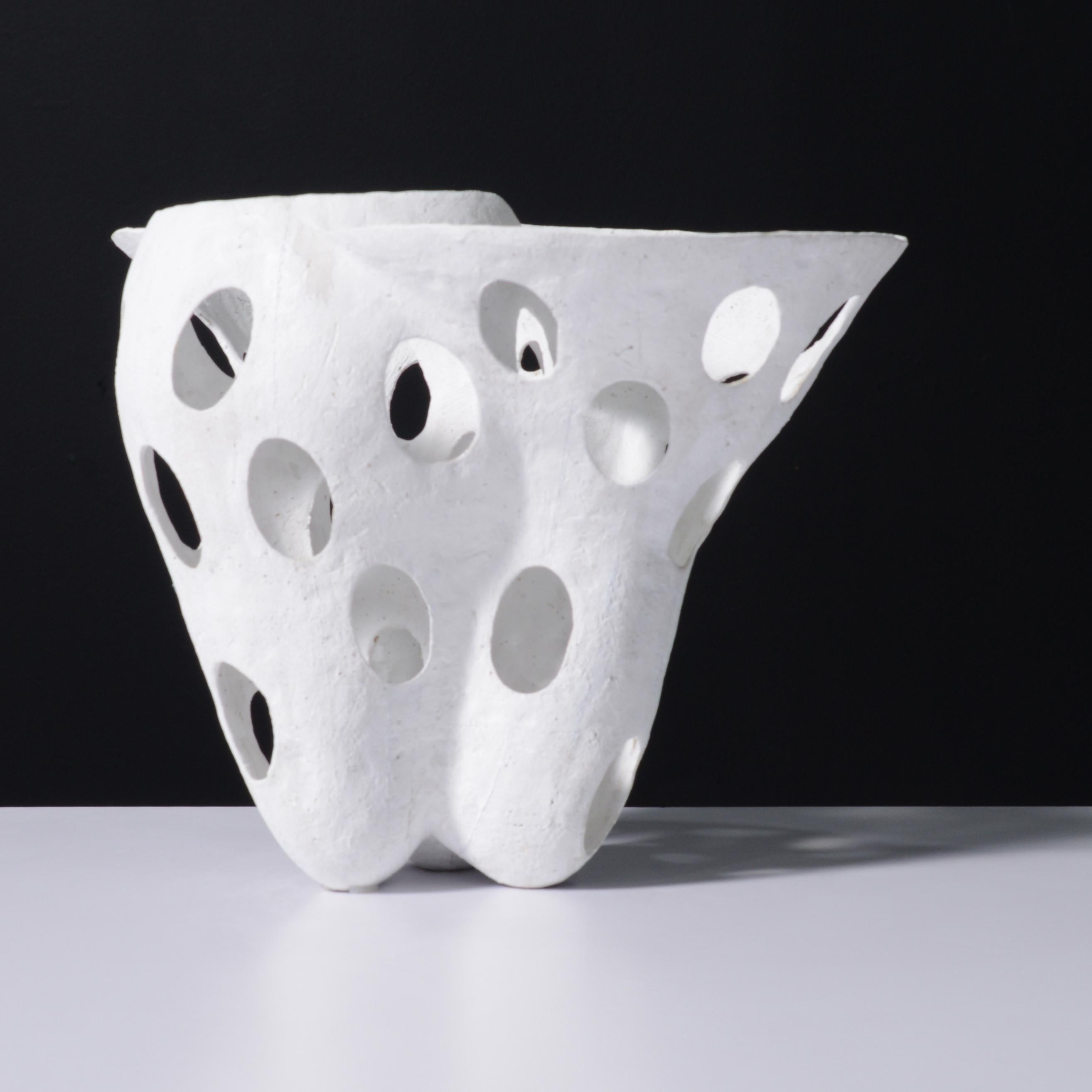 Ceramica Kristina Riska Vaso Cestino, 11.5 