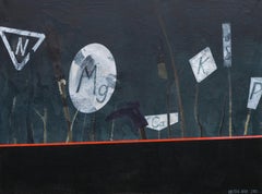 Élément 7. Par Kristine Abika. Technique de l'auteur. 97 x 130 cm. Signé