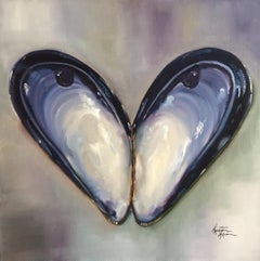 Blue Mussel, Oil Painting