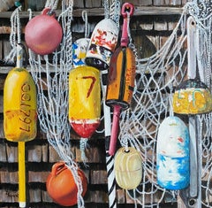 Used Buoys of Summer, Oil Painting