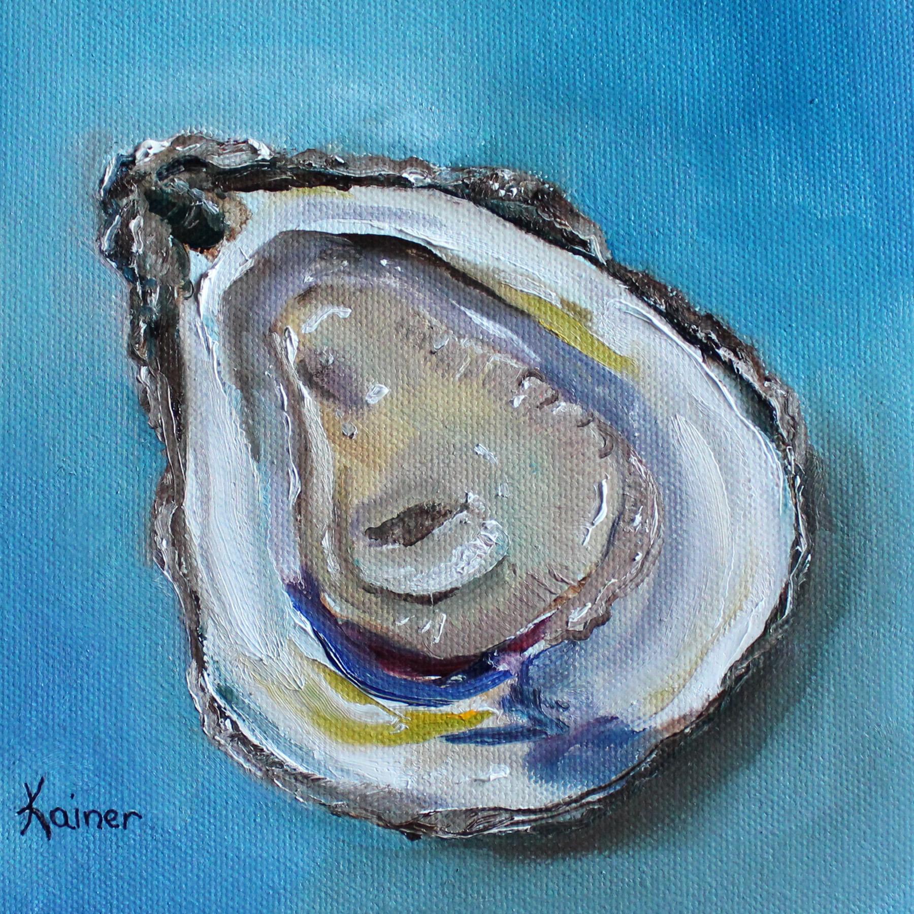 Juicy Oyster, Oil Painting
