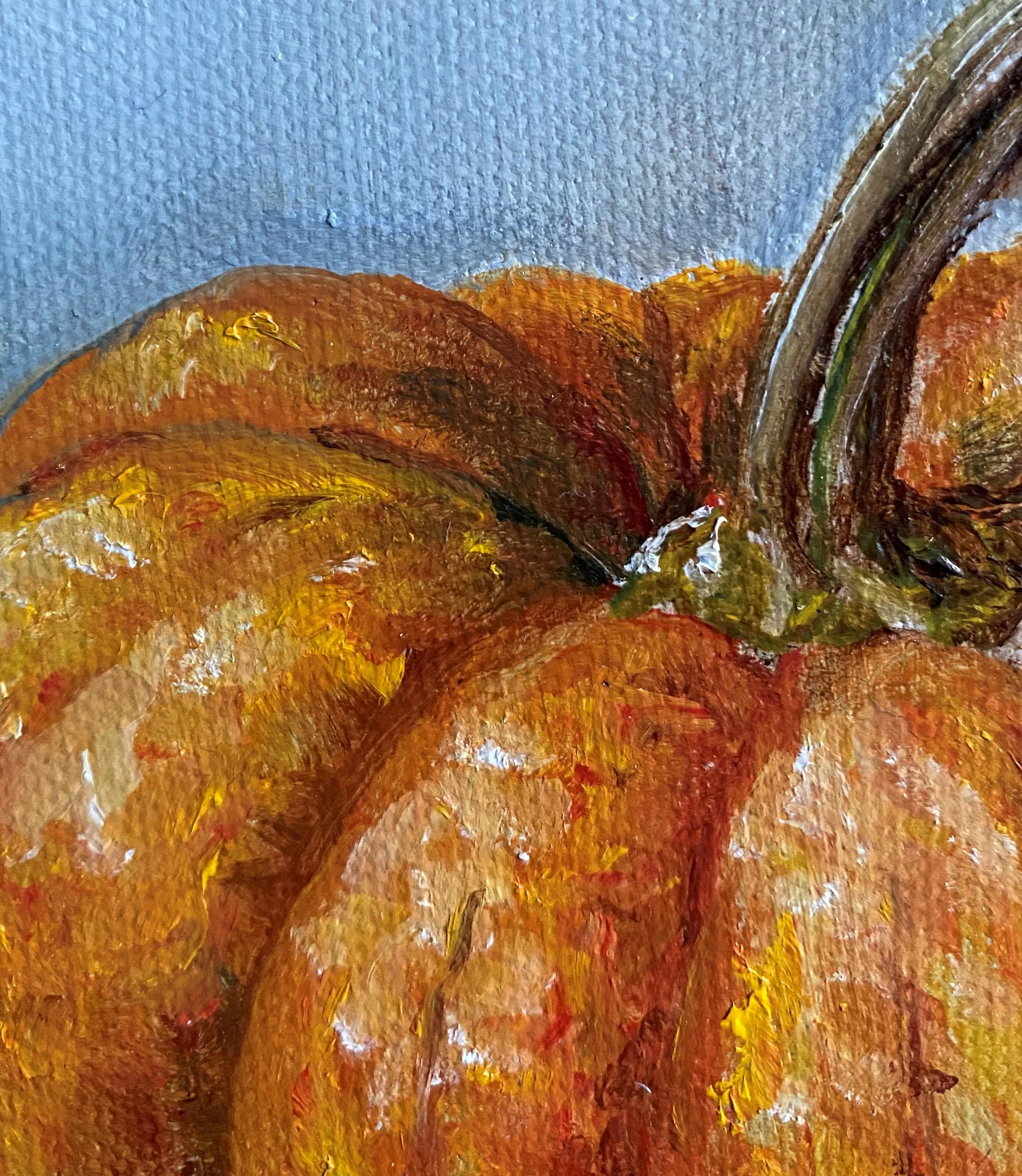 painting of a pumpkin