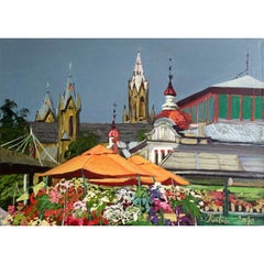 Peter market in Liepāja. 2010. Canvas, oil, 50x70 cm