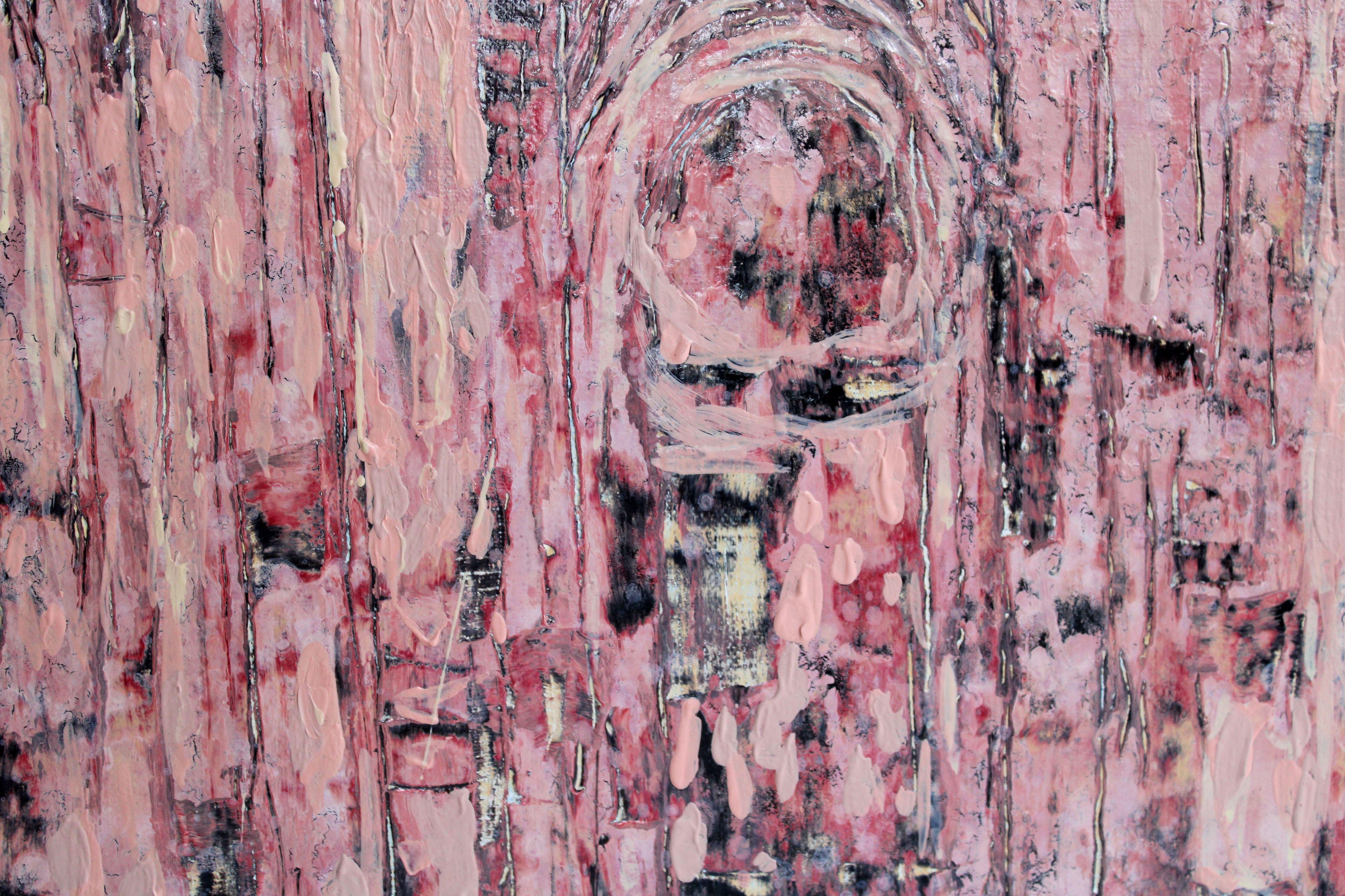 La catedral de rosa. Óleo sobre lienzo, 98x79 cm en venta 1