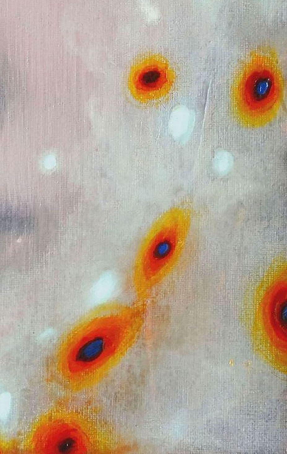 Die Farben der Seele - 10. Oktober 2017. Ölgemälde auf Leinwand, 30x30 cm (Zeitgenössisch), Painting, von Kristine Kvitka