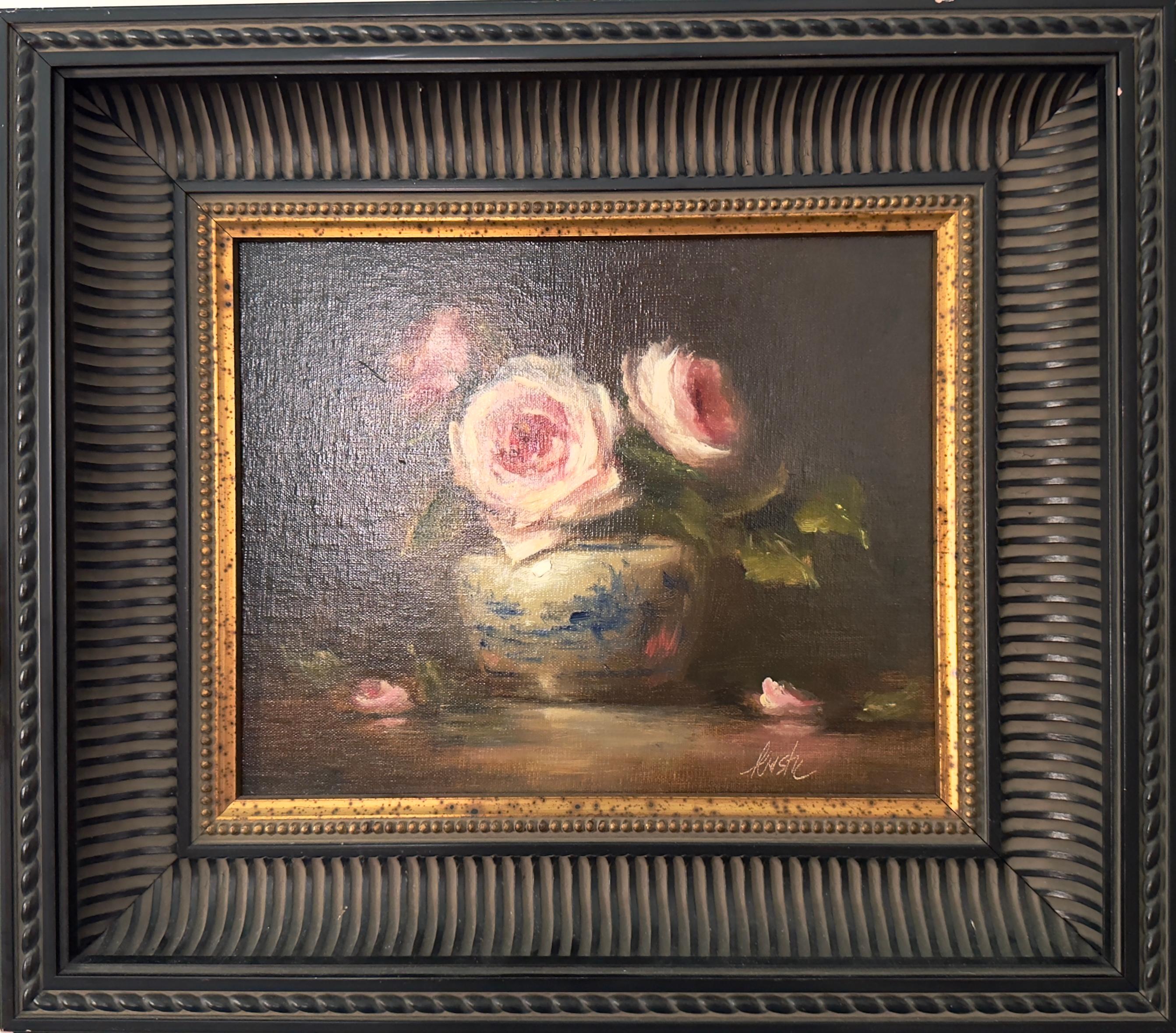 Nature morte contemporaine avec roses en vente 1