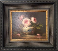 Contemporary Stillleben mit Rosen