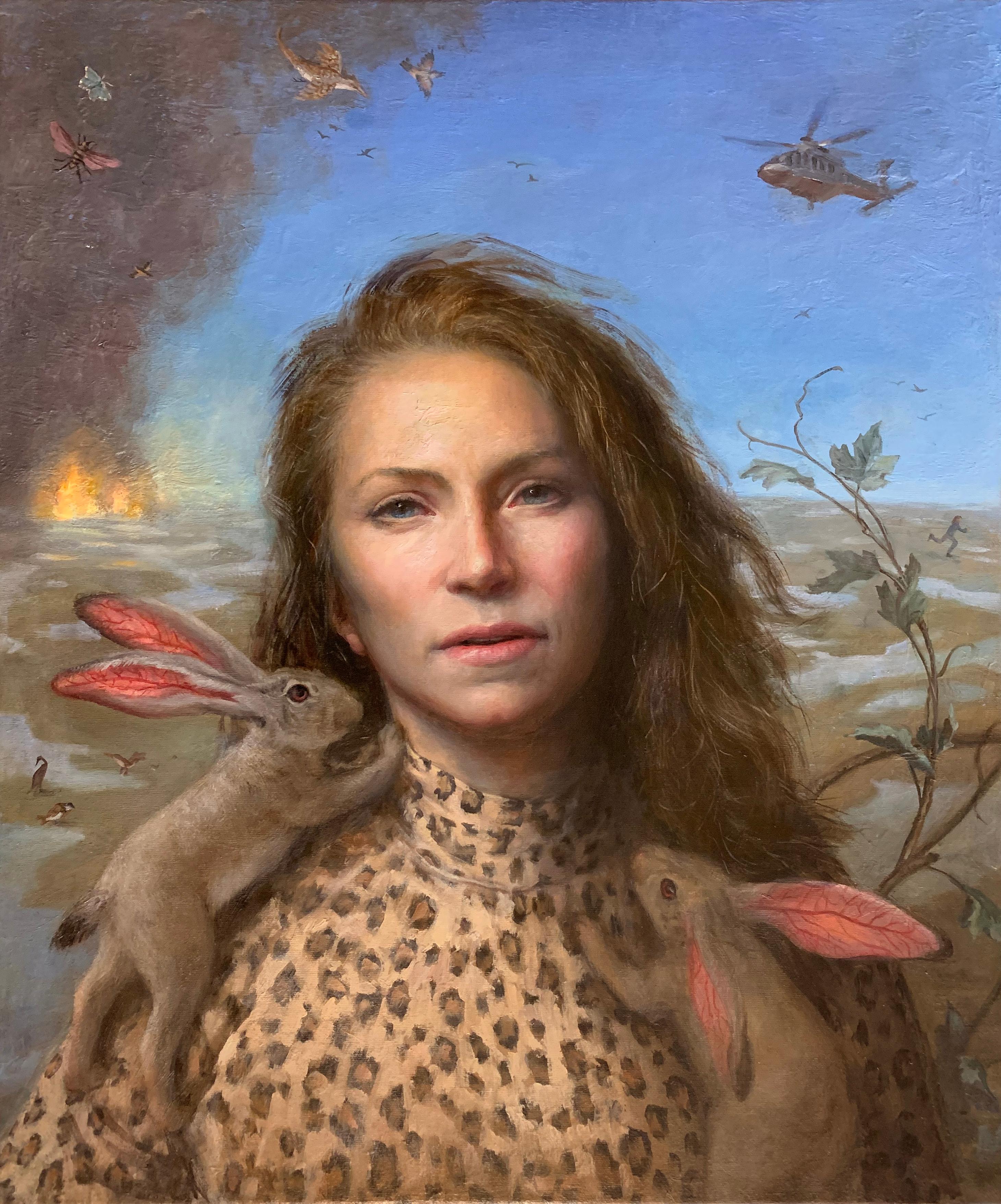 Kristy Gordon Portrait Painting - Whisper