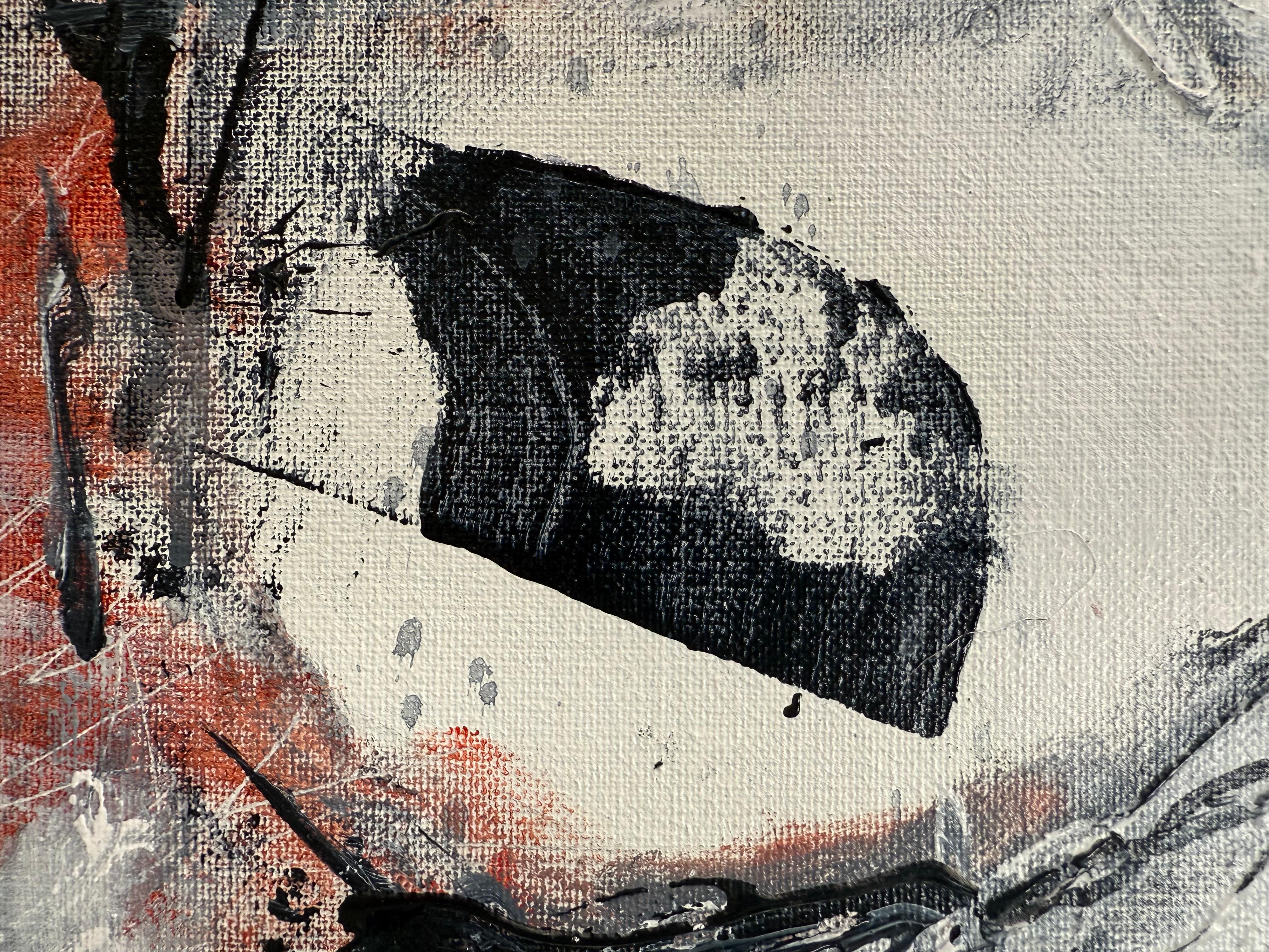 Rêves dystopiques - Abstrait Painting par Krisztina Horvath
