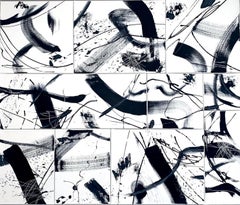Reconstruido nº 6 (gris azulado sobre blanco hueso)