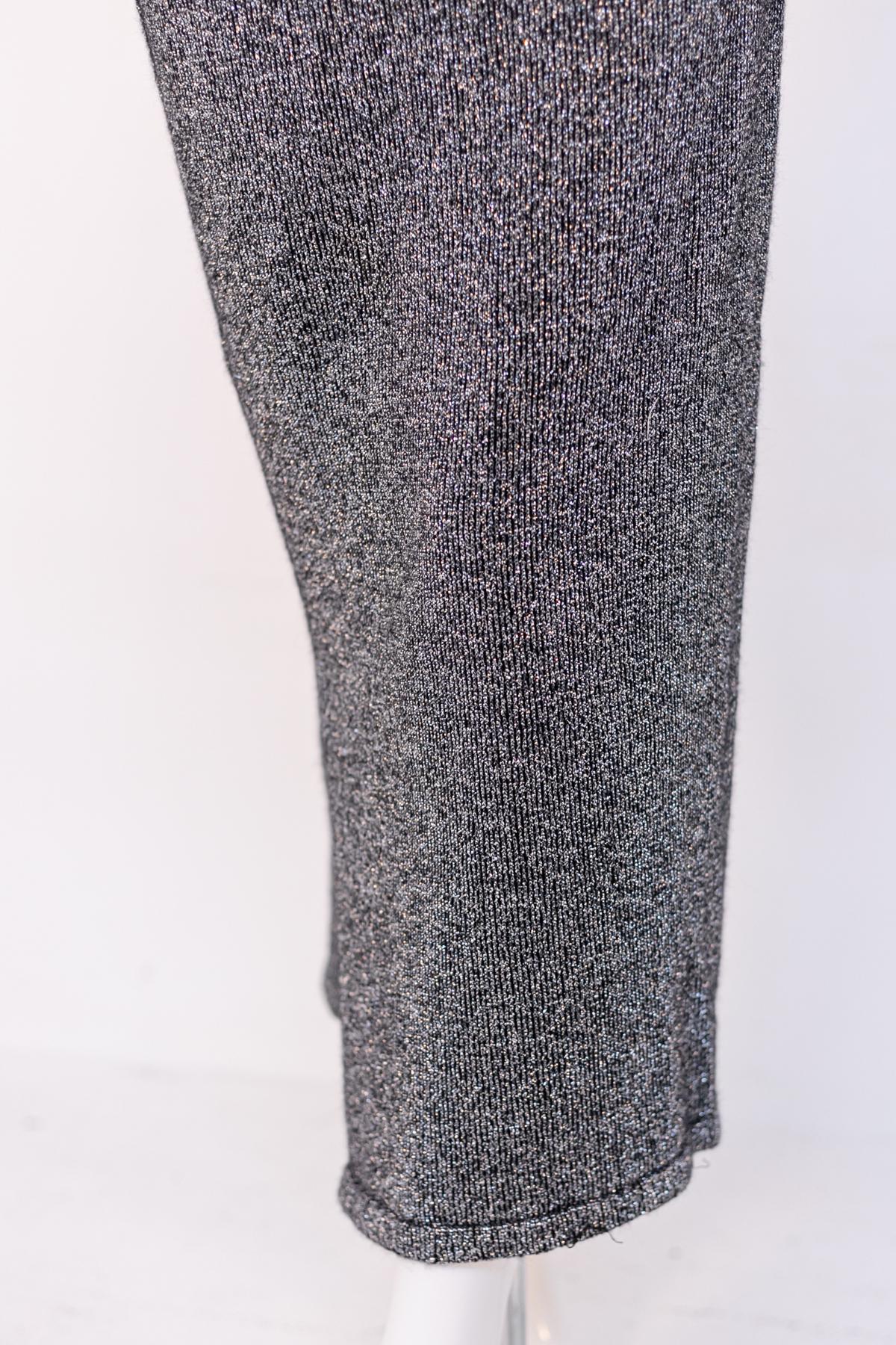 Krizia Casual Vintage Grey Long Skirt For Sale 5