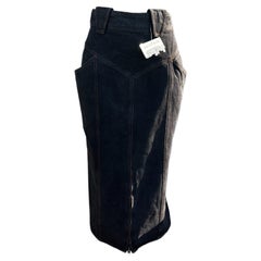Krizia denim skirt from the 70s, new