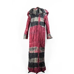 Krizia grape-colored & gray Cloak