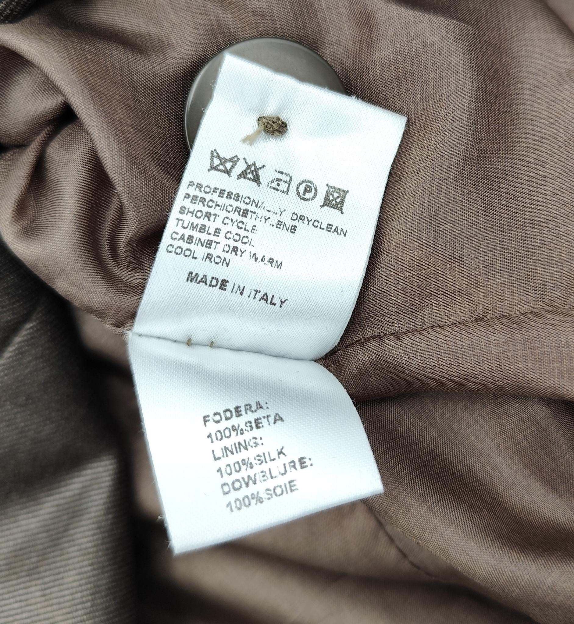 Krizia Top grey wool silk scarf blazer For Sale 7