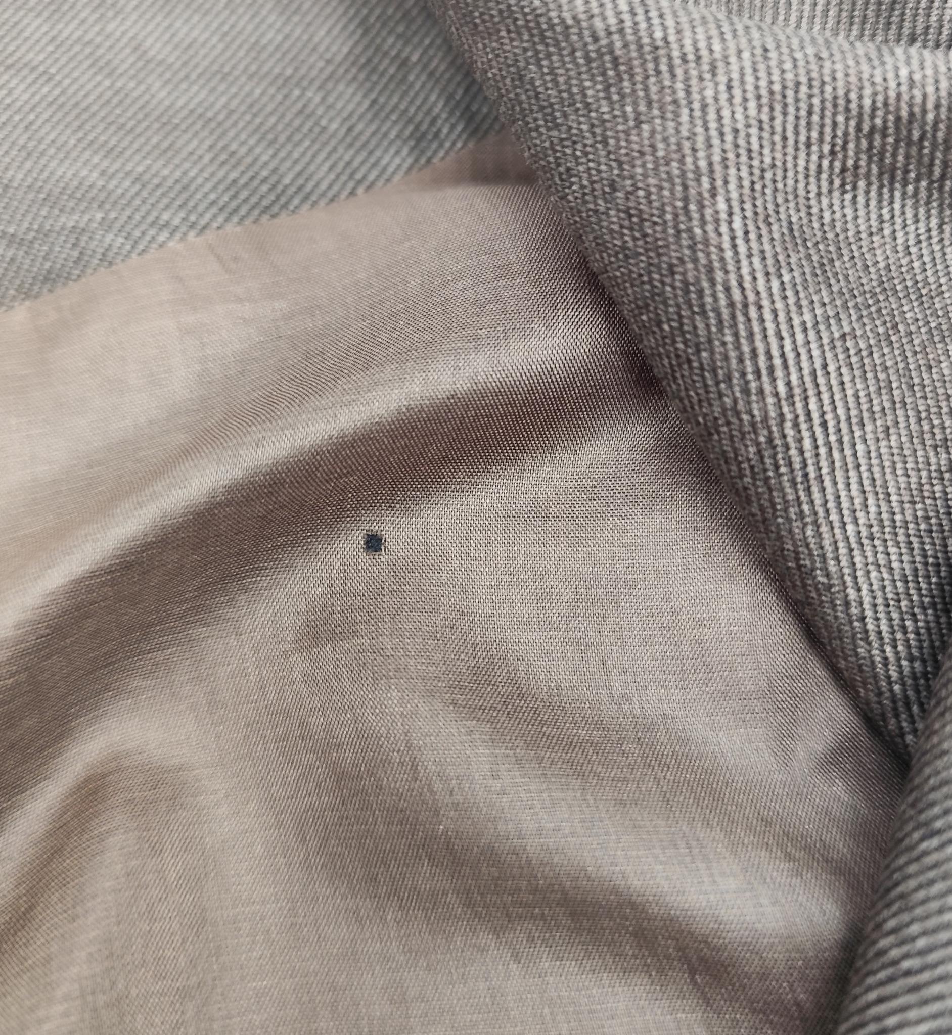 Krizia Top grey wool silk scarf blazer For Sale 3