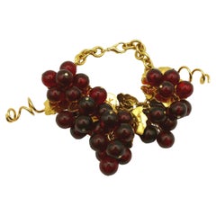 KRIZIA Vintage Bunches of Grapes Bracelet