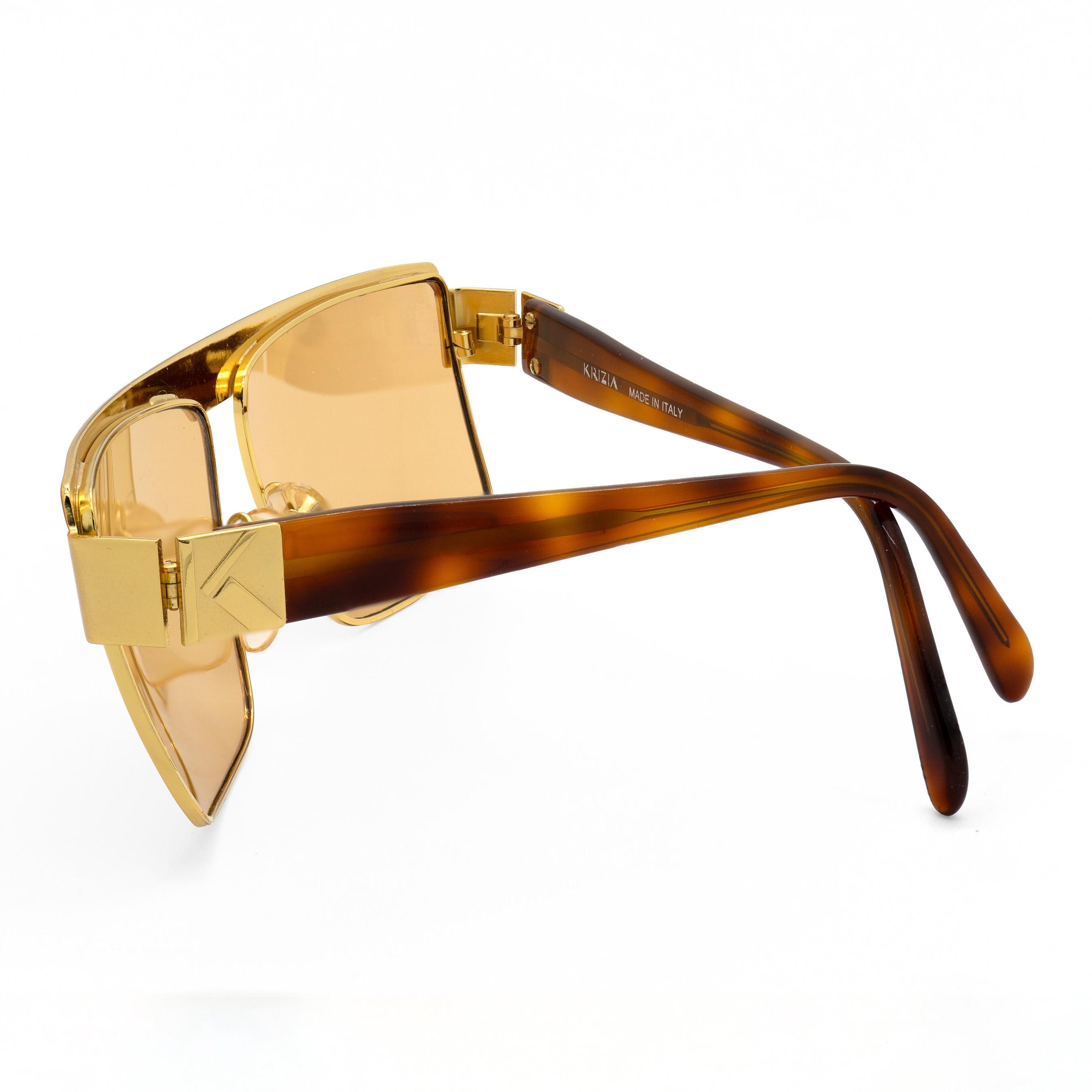 Orange Krizia vintage sunglasses For Sale