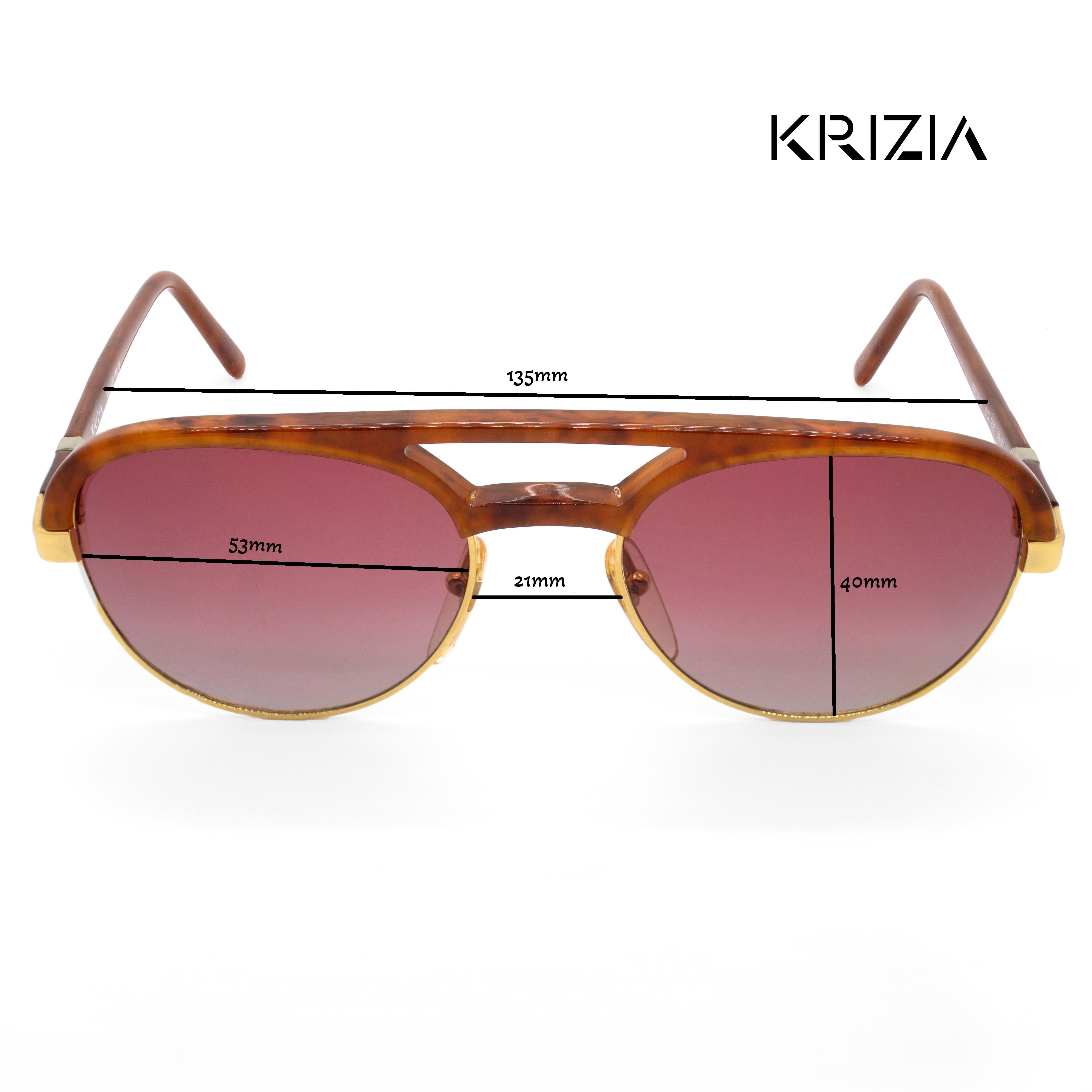Krizia vintage sunglasses In New Condition For Sale In Santa Clarita, CA