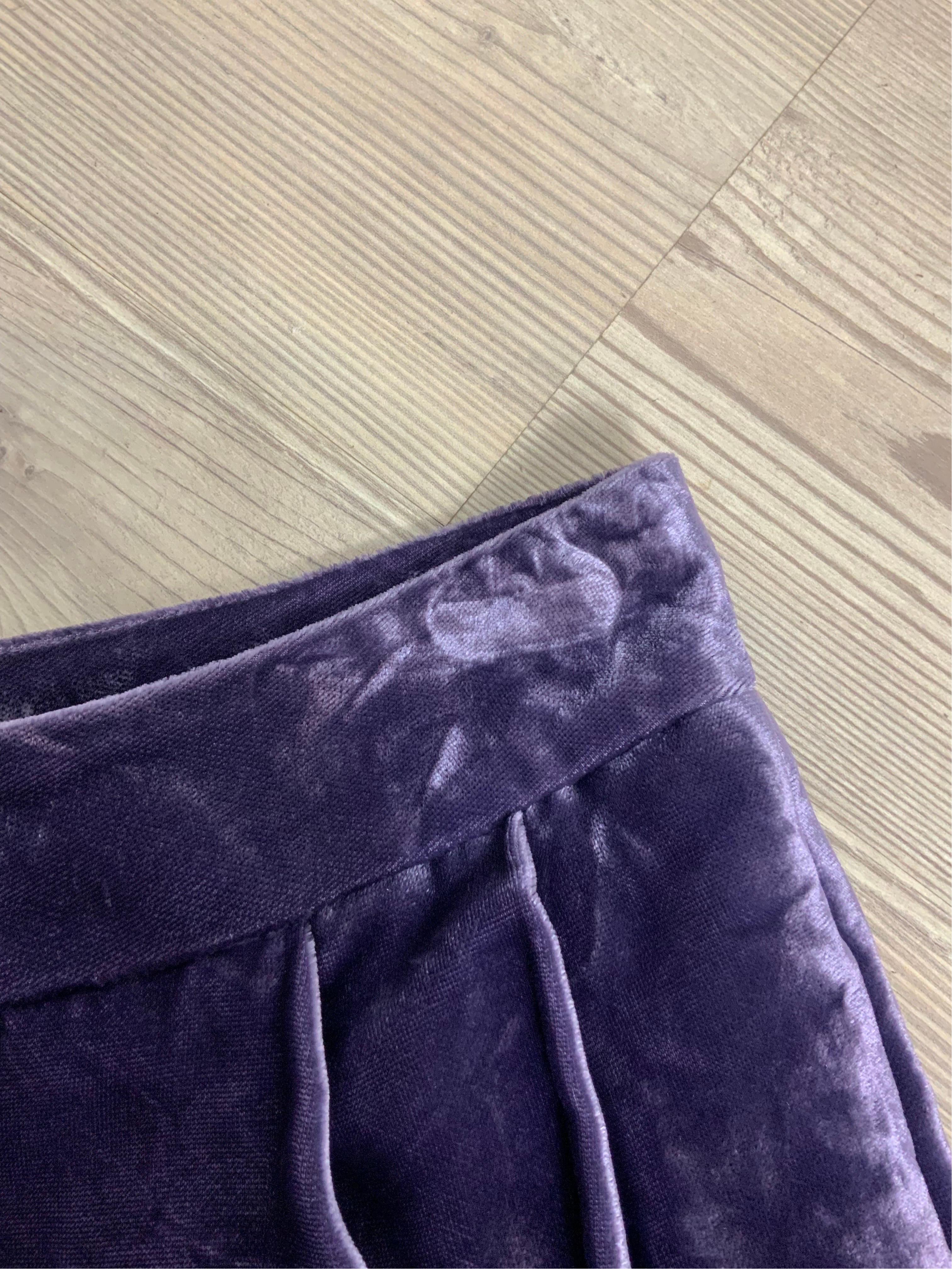 Krizia vintage velvet pants In New Condition For Sale In Carnate, IT