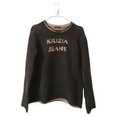 Krizia Wool Knitwear in Grey