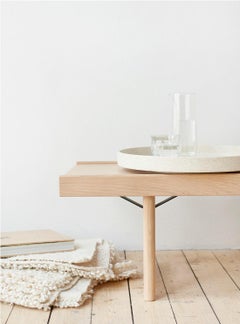 Krobo 120 Bench by Fjord Fiesta, Laminated Oak & Walnut, Modern Design