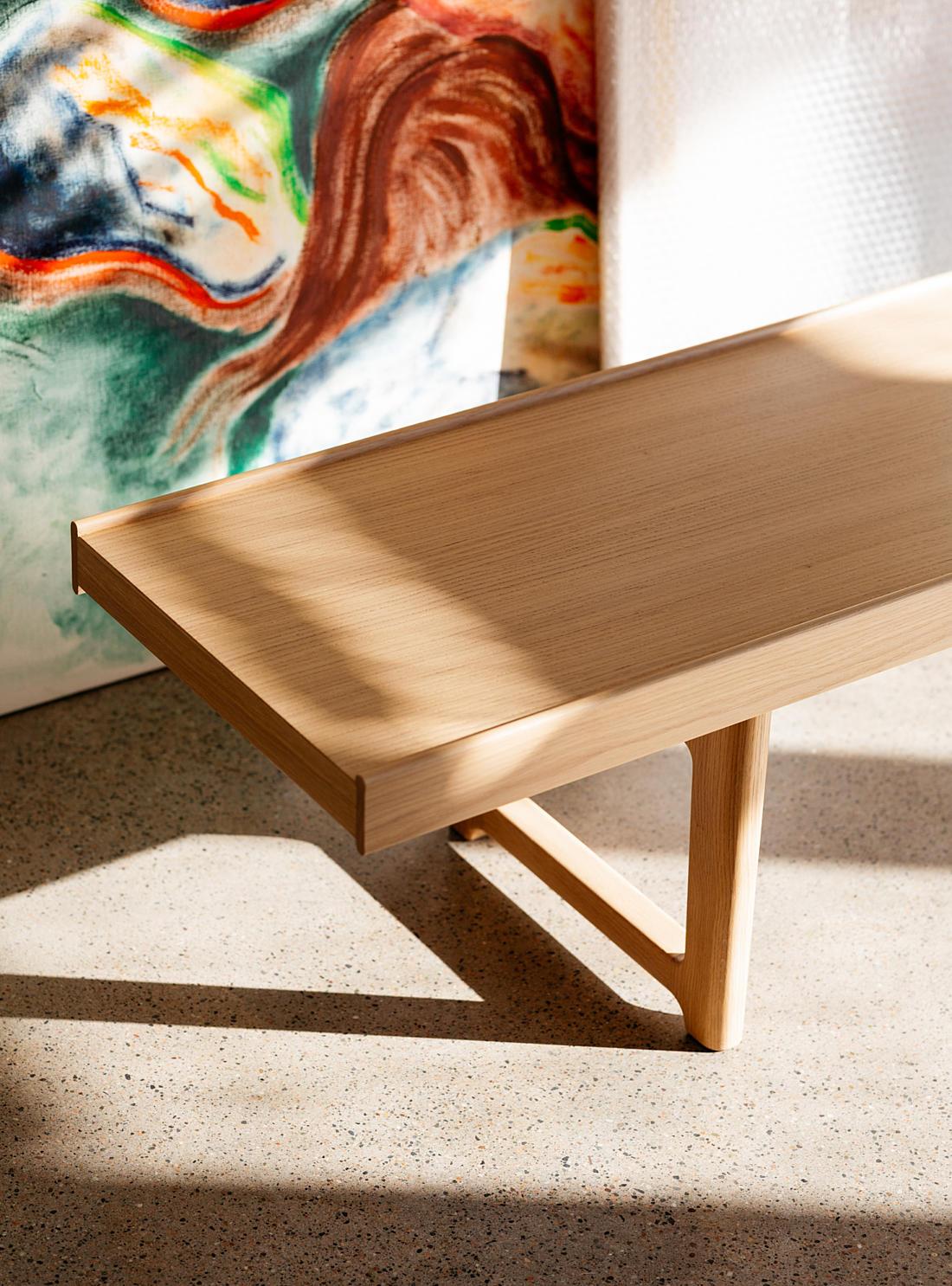 Krobo 120 Bench by Fjord Fiesta In New Condition For Sale In Rhinebeck, NY