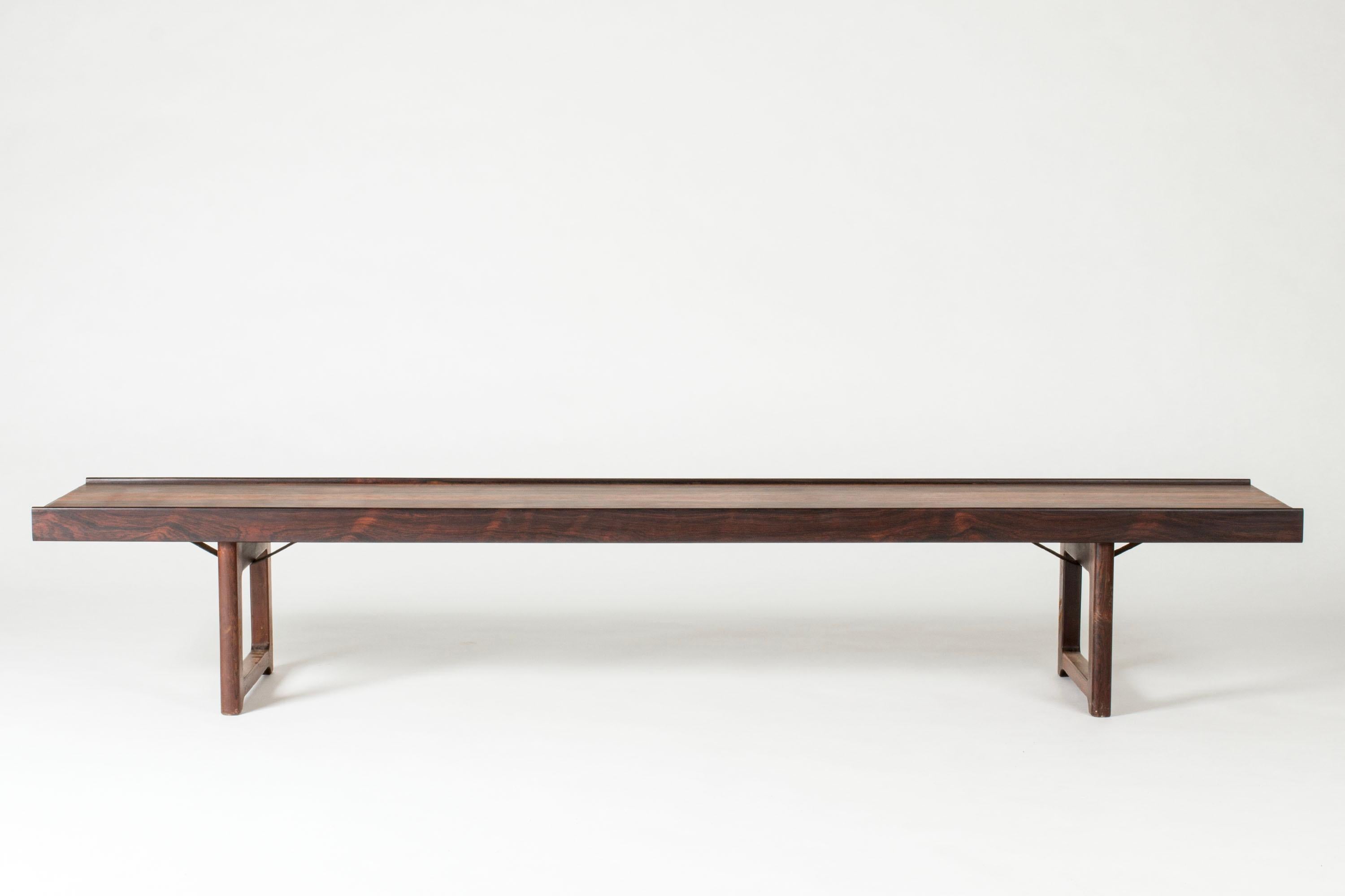 Norwegian “Krobo” Bench by Torbjørn Afdal for Bruksbo, Norway, 1960s For Sale