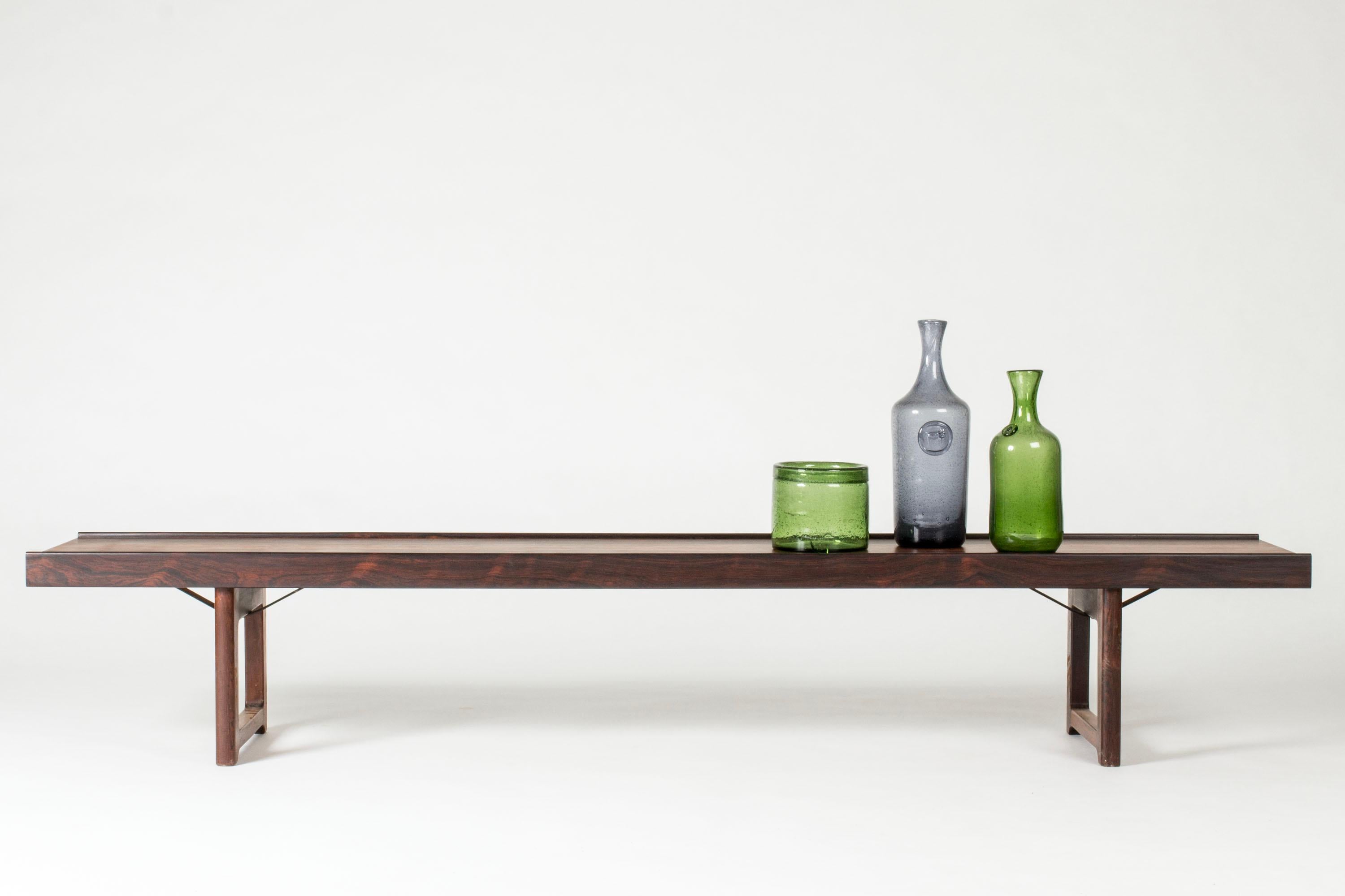 Mid-20th Century “Krobo” Bench by Torbjørn Afdal for Bruksbo, Norway, 1960s For Sale