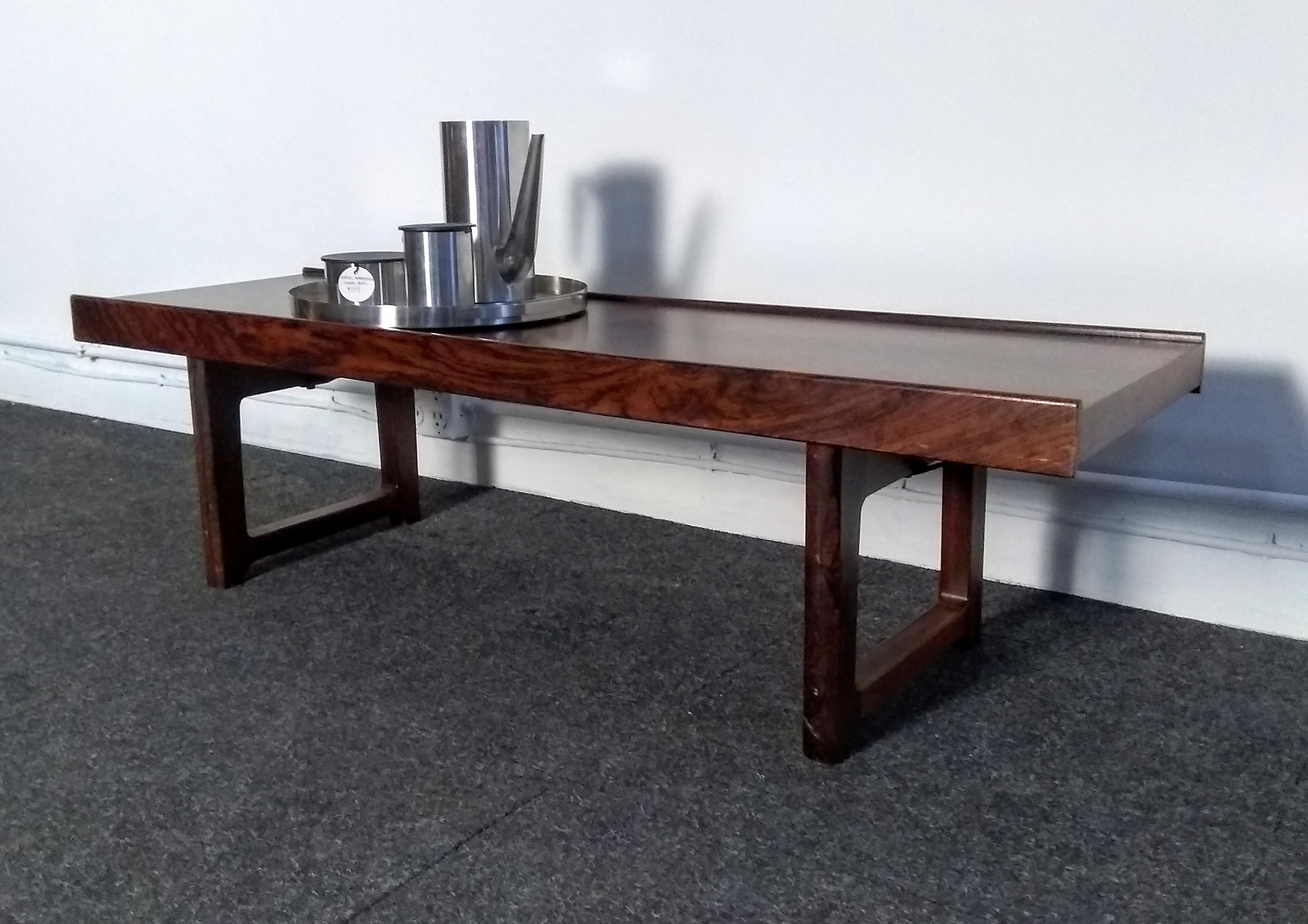 Mid-Century Modern Krobo Bench Coffee Table by Torbjørn Afdal for Mellemstrands Trevareindustri