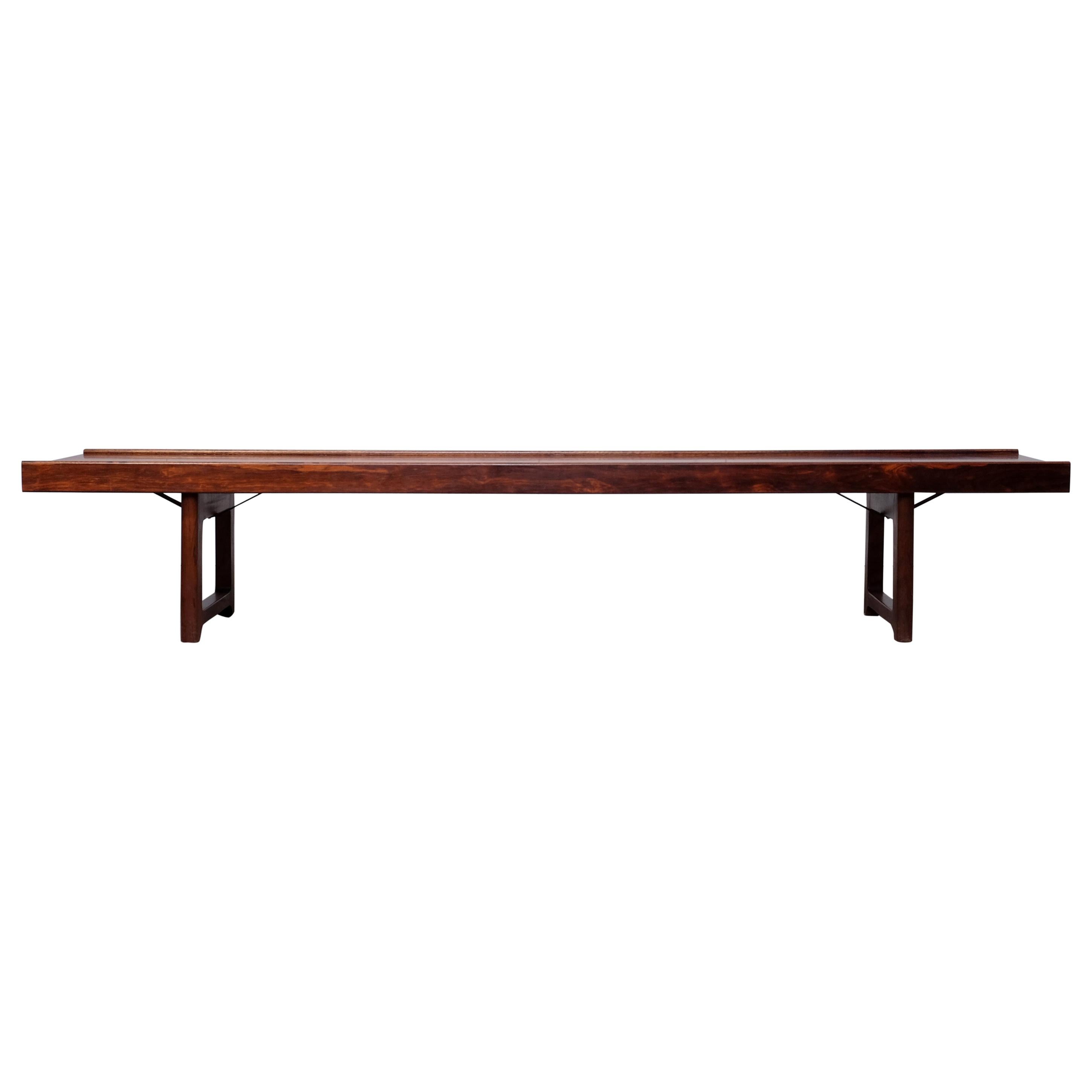Krobo Bench / Side Table by Torbjörn Afdal, Bruksbo, 1960s