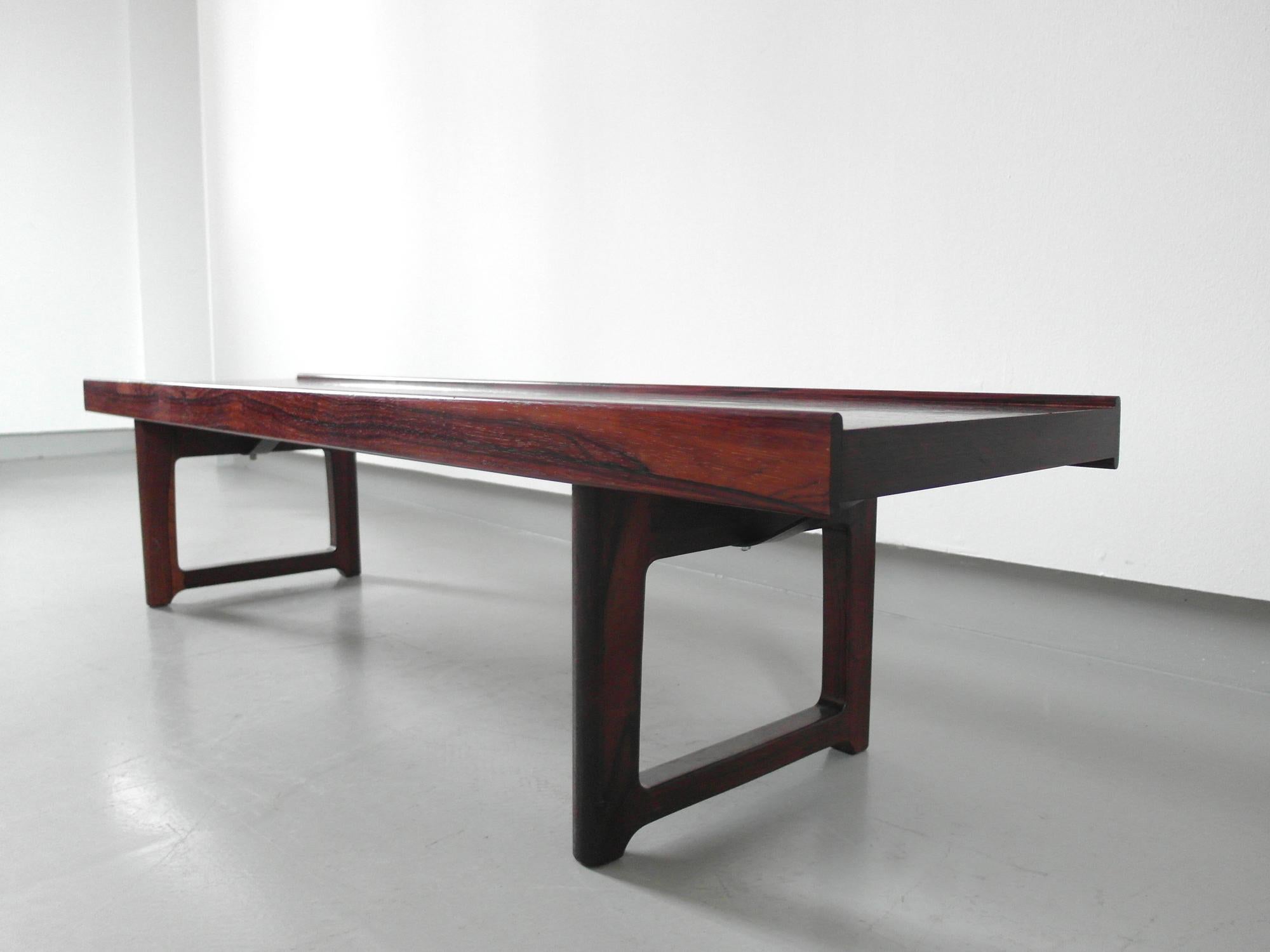 Krobo Bench Side Table by Torbjørn Afdal for Bruksbo, Norway, 1960 5