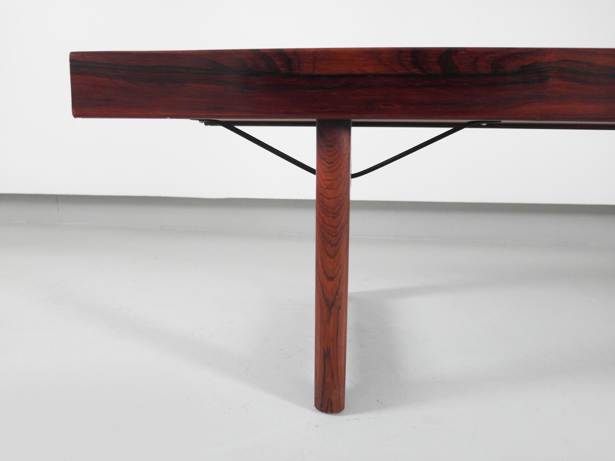 Krobo Bench Side Table by Torbjørn Afdal for Bruksbo, Norway, 1960 In Good Condition In Woudrichem, NL