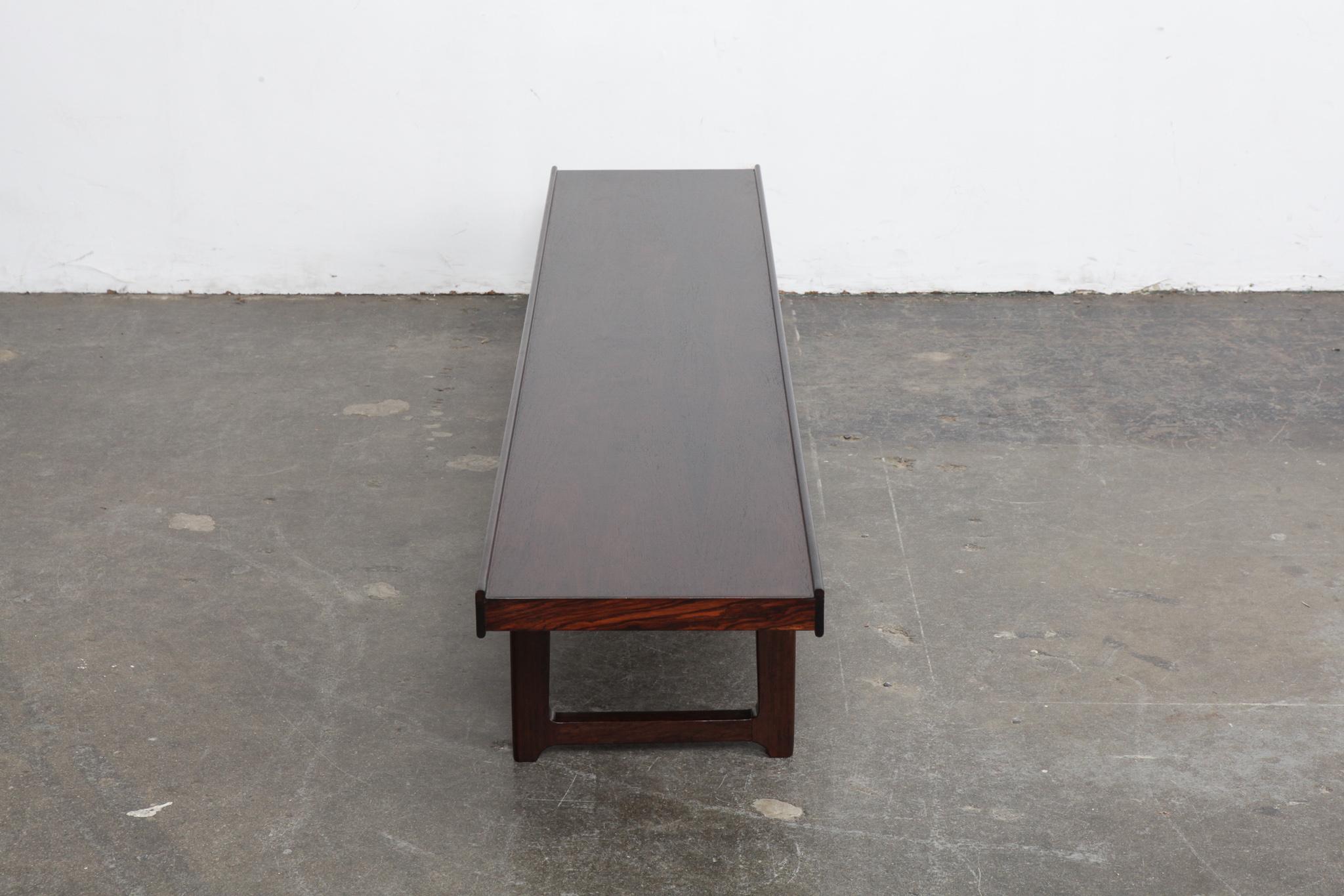 Krobo Rosewood Bench Table by Torbjorn Afdal for Bruksbo, Norway (Moderne der Mitte des Jahrhunderts) im Angebot