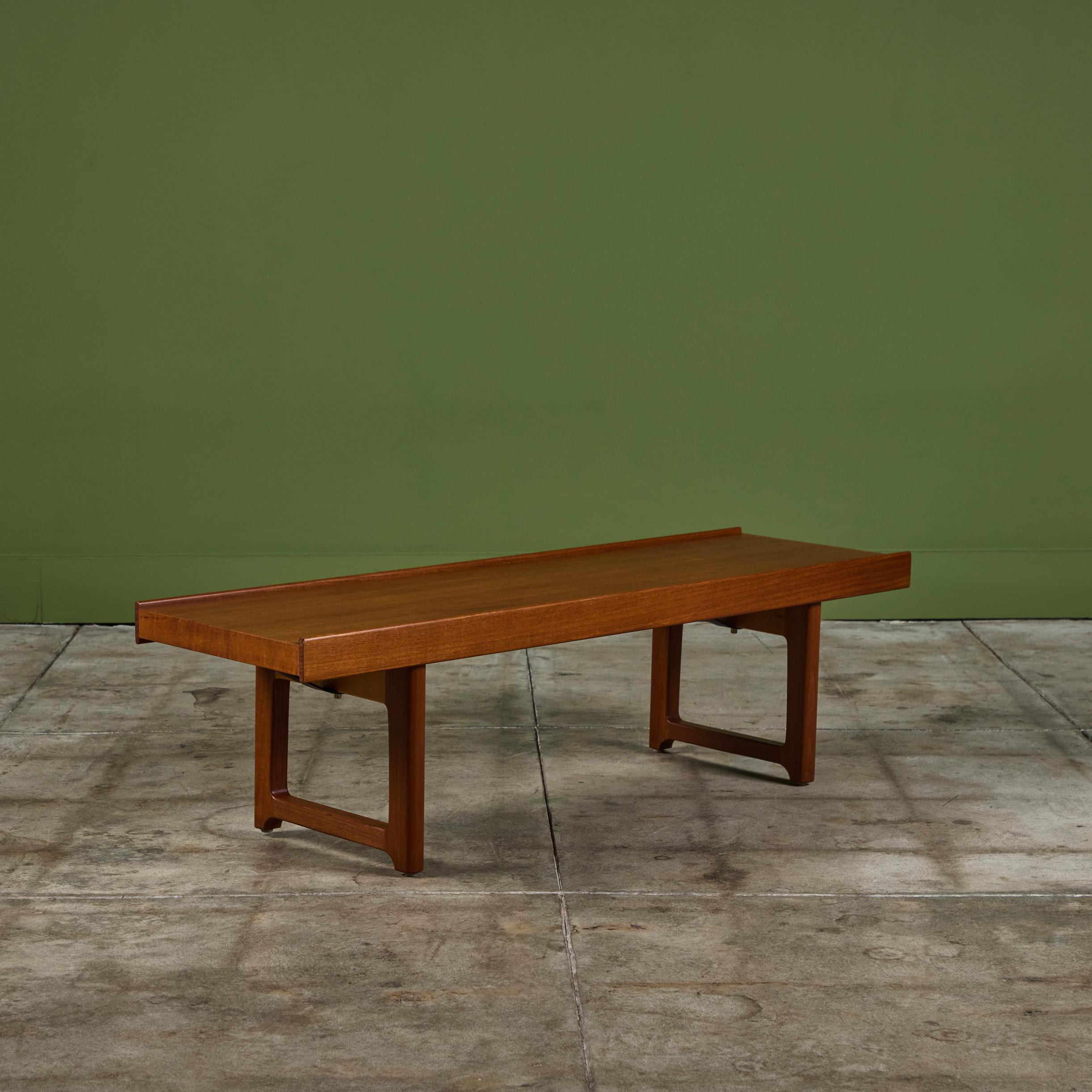 Mid-Century Modern ‘Krobo’ Teak Bench by Torbjørn Afdal