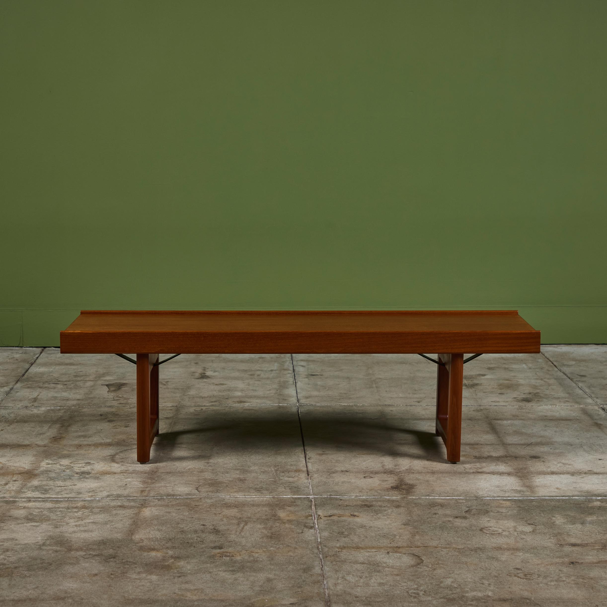 Norwegian ‘Krobo’ Teak Bench by Torbjørn Afdal