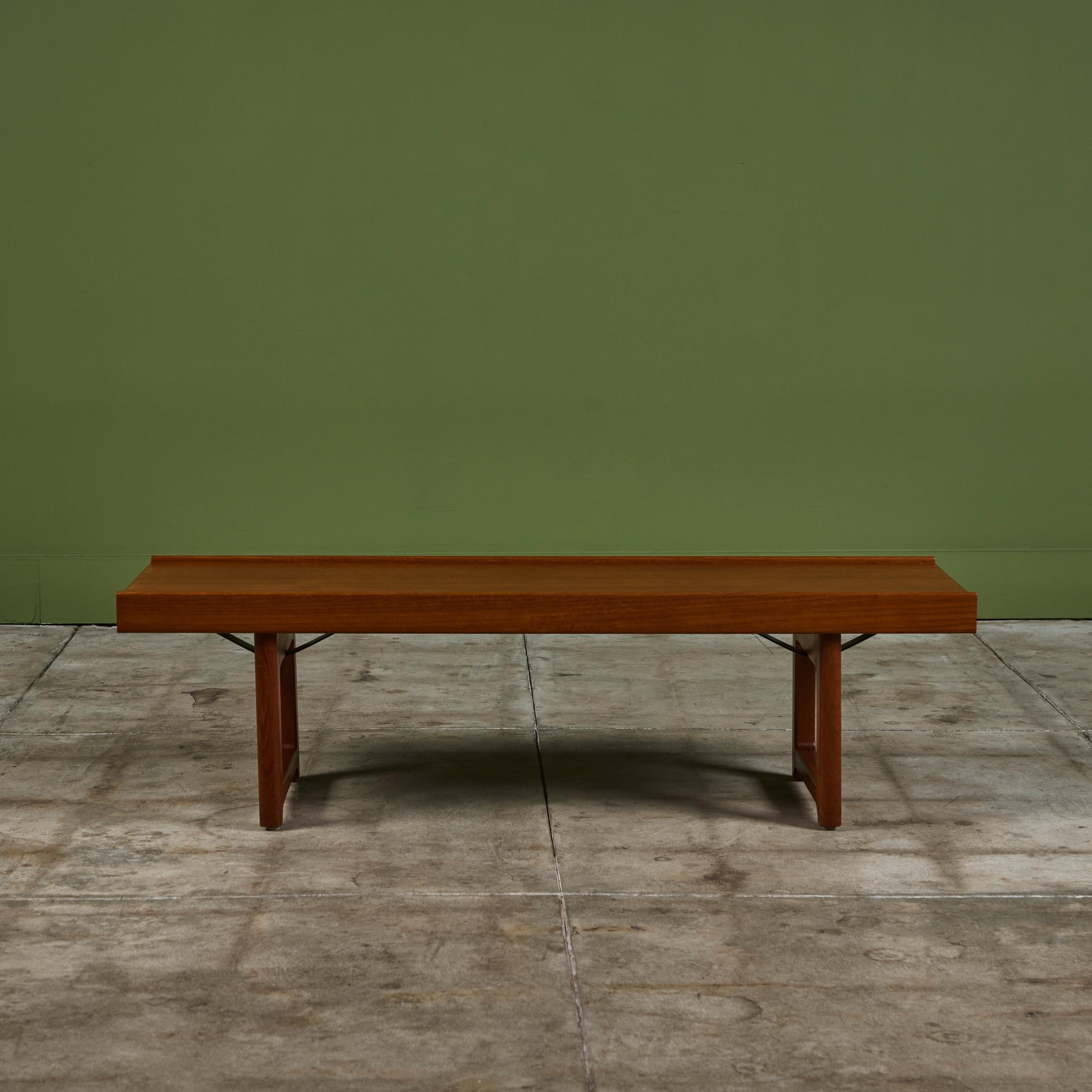 Mid-20th Century ‘Krobo’ Teak Bench by Torbjørn Afdal